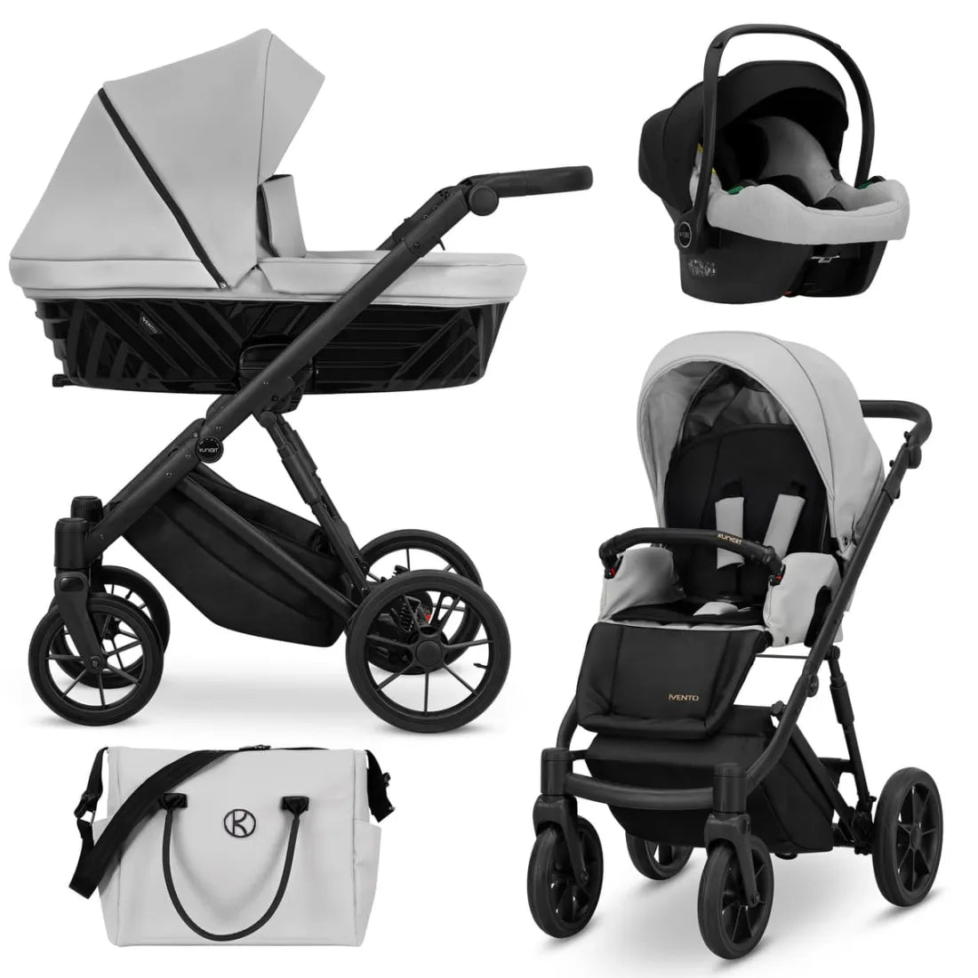 Carro de Bebé Ivento Glam Gris