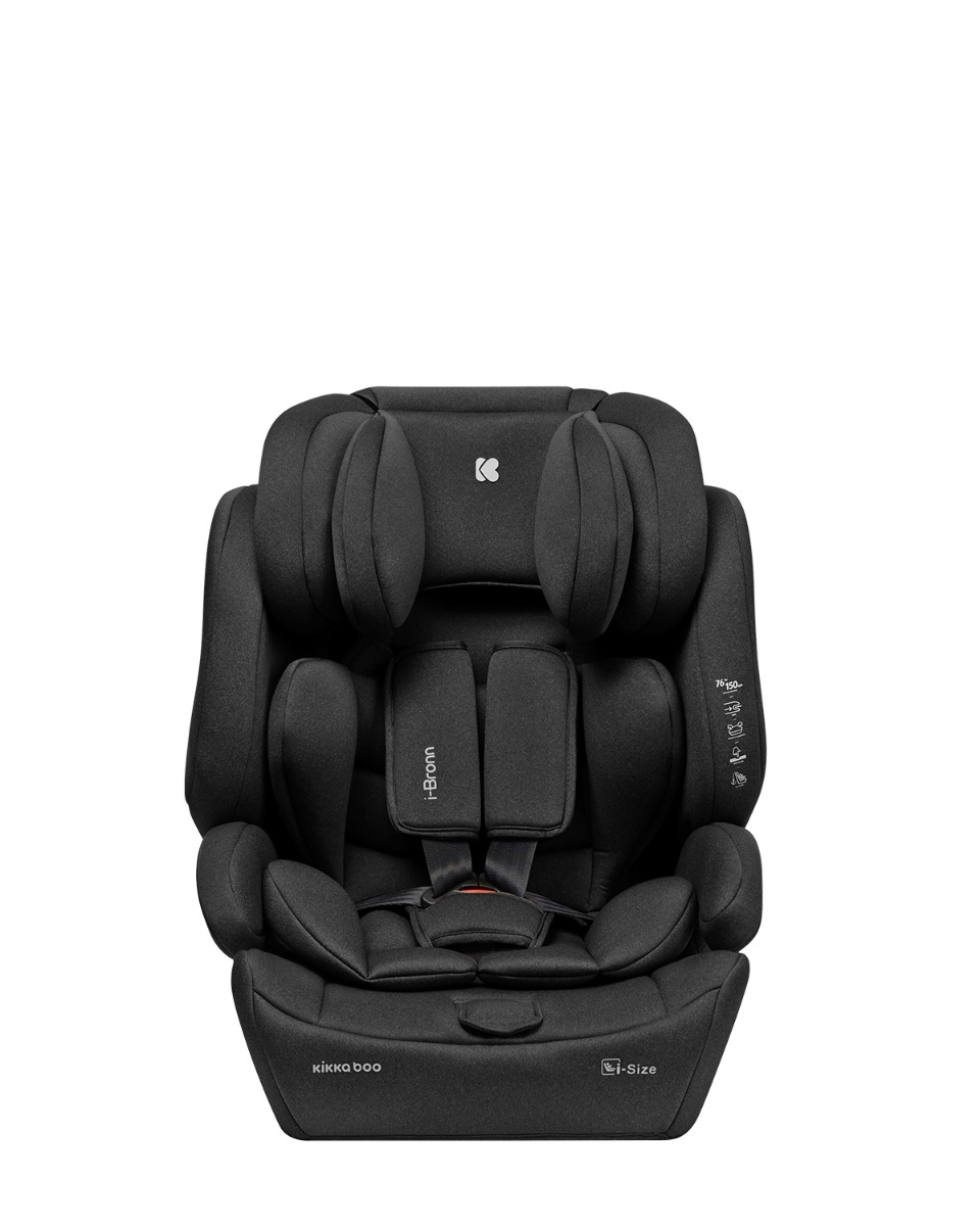 Silla de coche 76-150 cm i-Bronn i-SIZE Negro