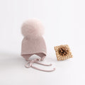 GORRO OREJERO PANGASA BABY ROSA