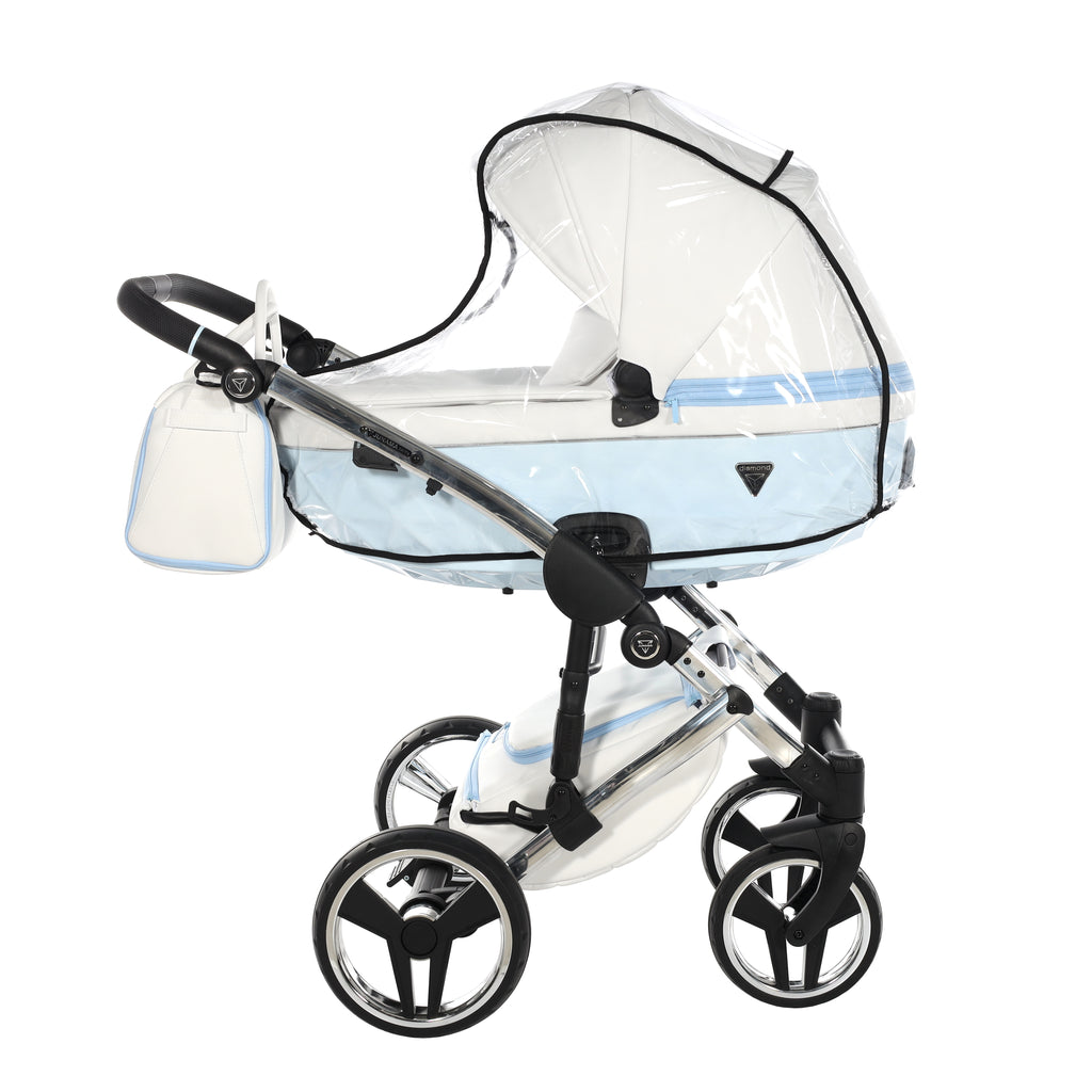 Carro de Bebe Junama Candy Blanco y Azul