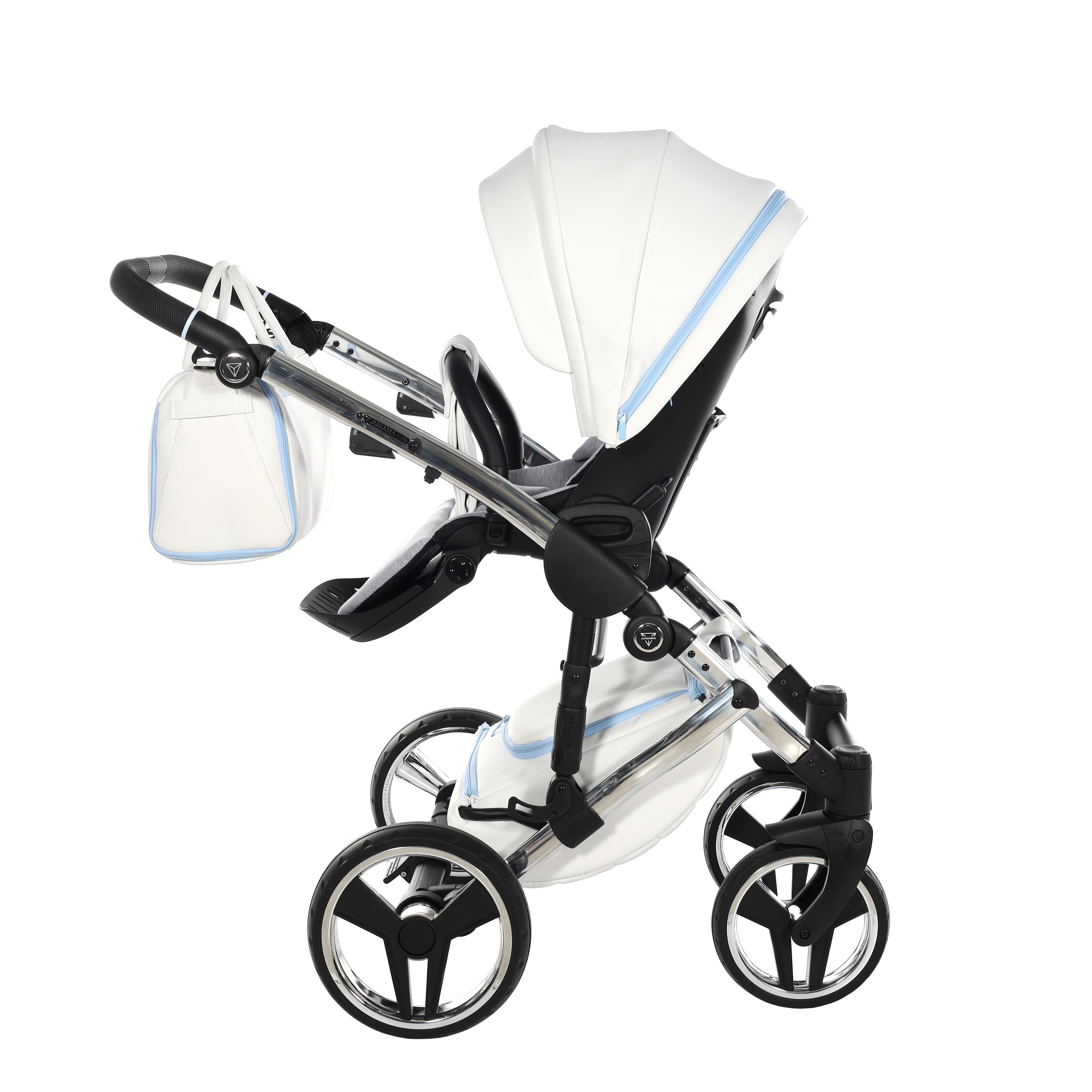 Carro de Bebe Junama Candy Blanco y Azul