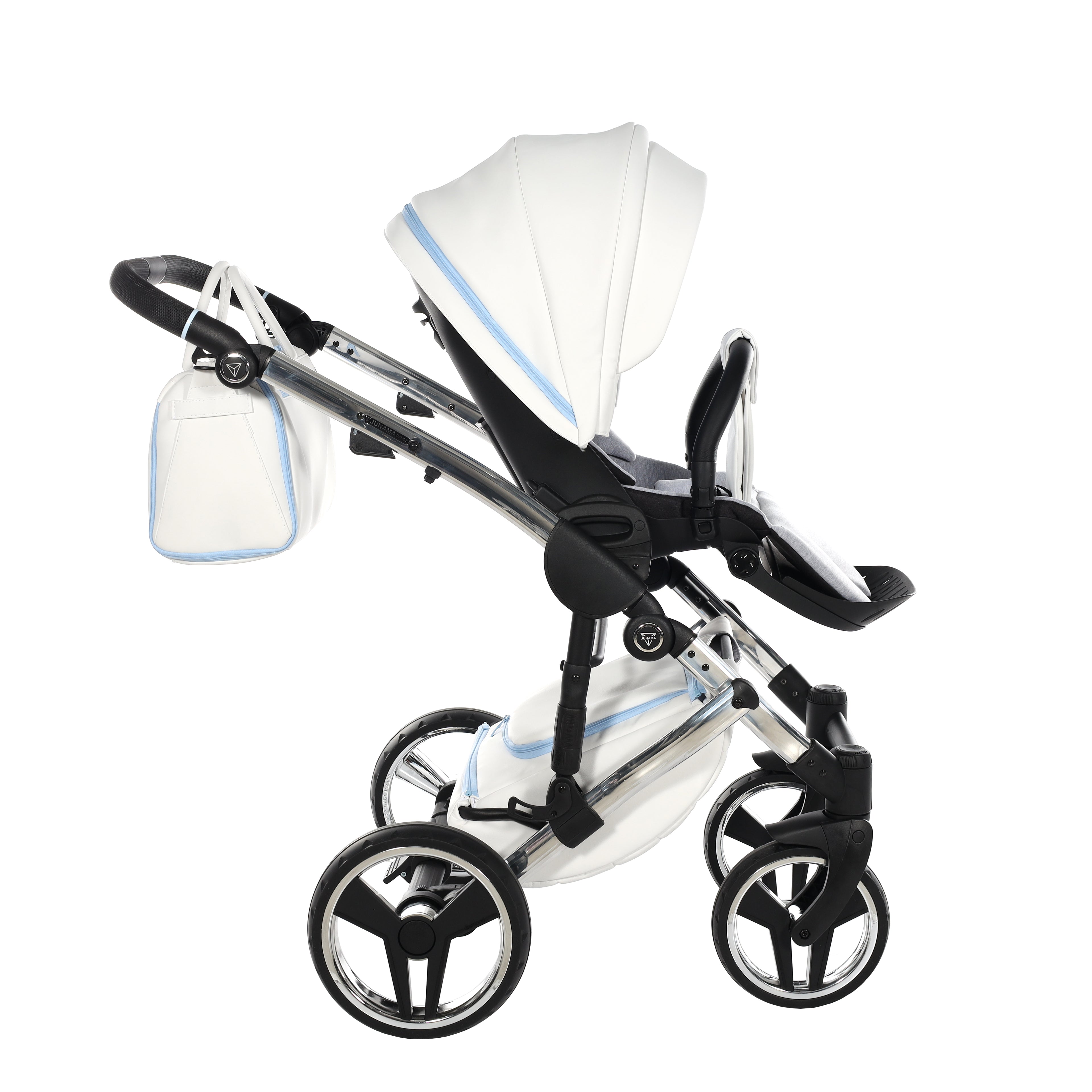Carro de Bebe Junama Candy Blanco y Azul