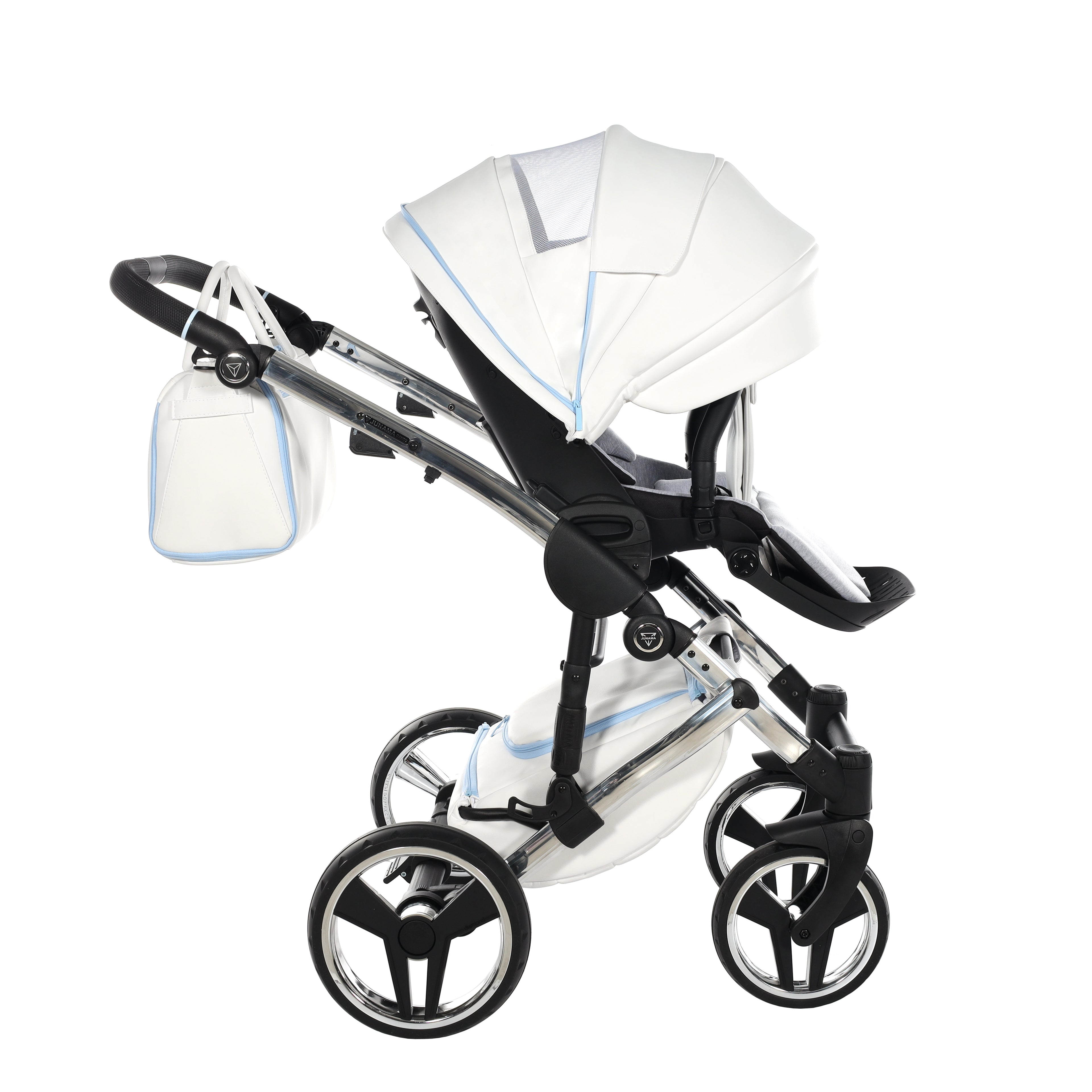 Carro de Bebe Junama Candy Blanco y Azul