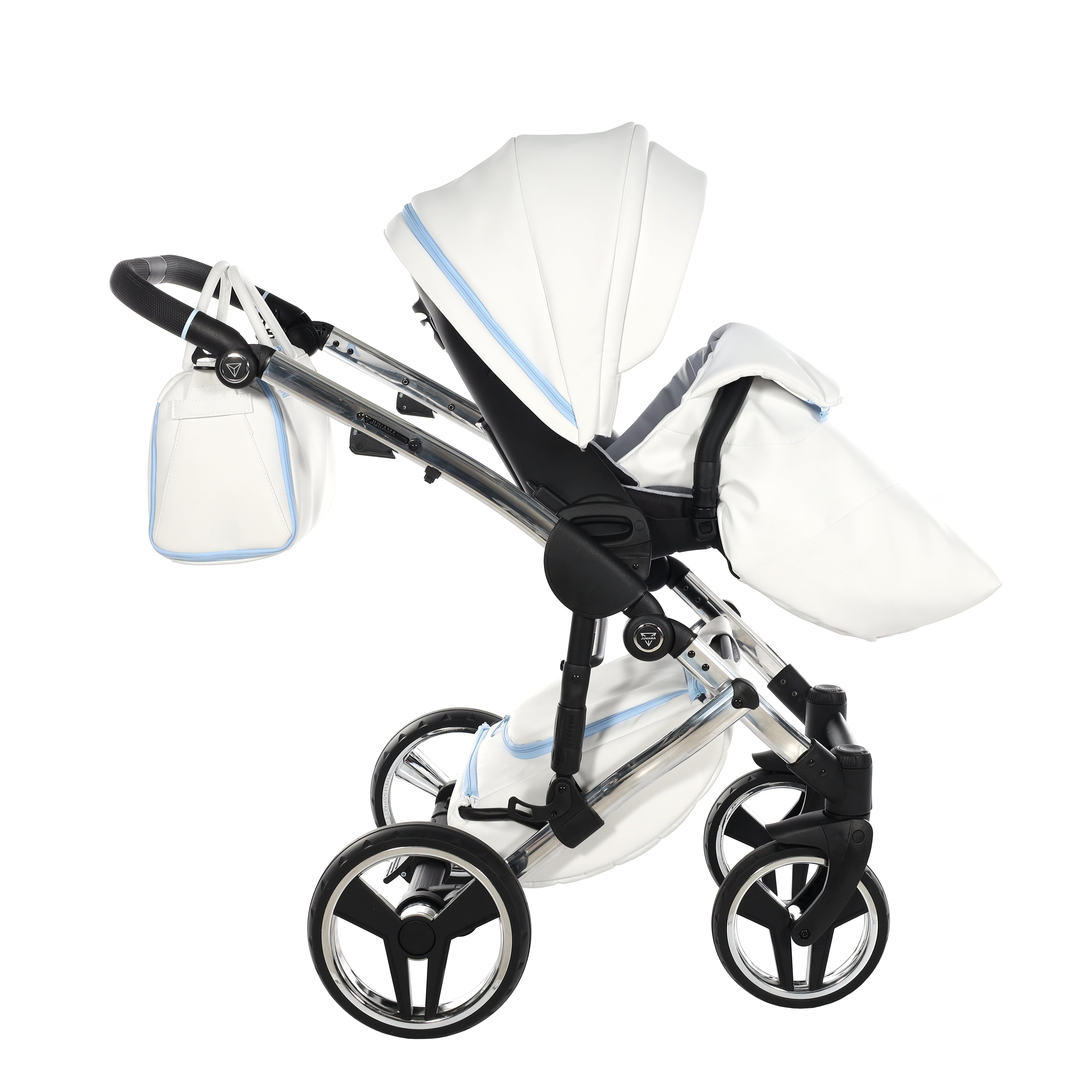 Carro de Bebe Junama Candy Blanco y Azul