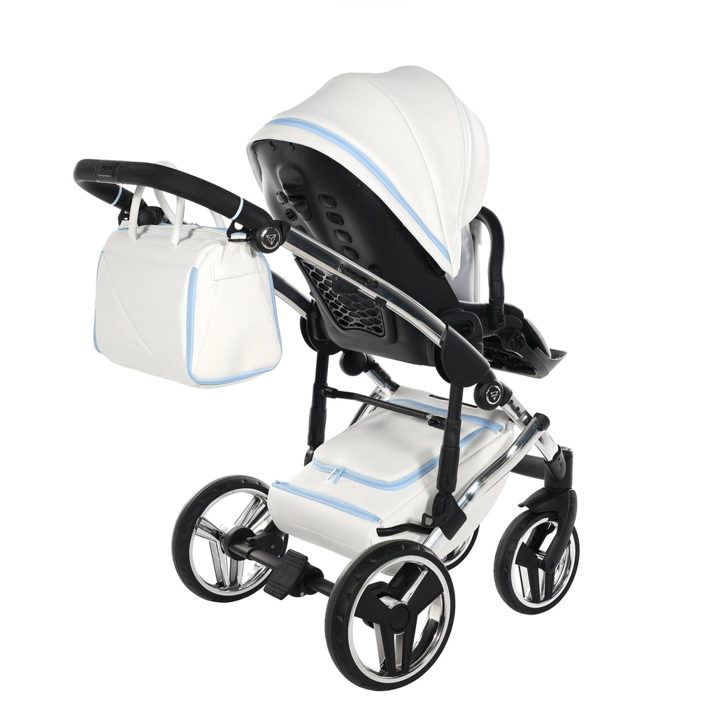 Carro de Bebe Junama Candy Blanco y Azul