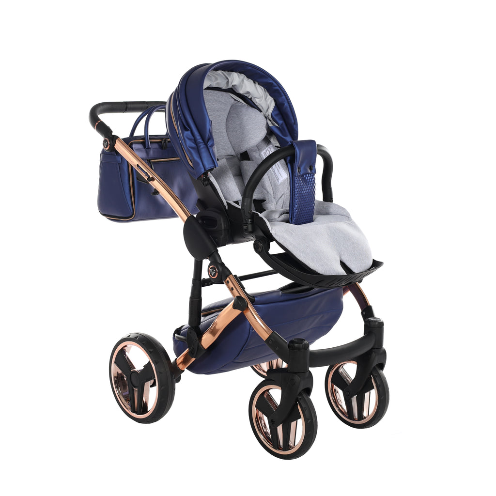 Carro de bebé Junama Fluo azul