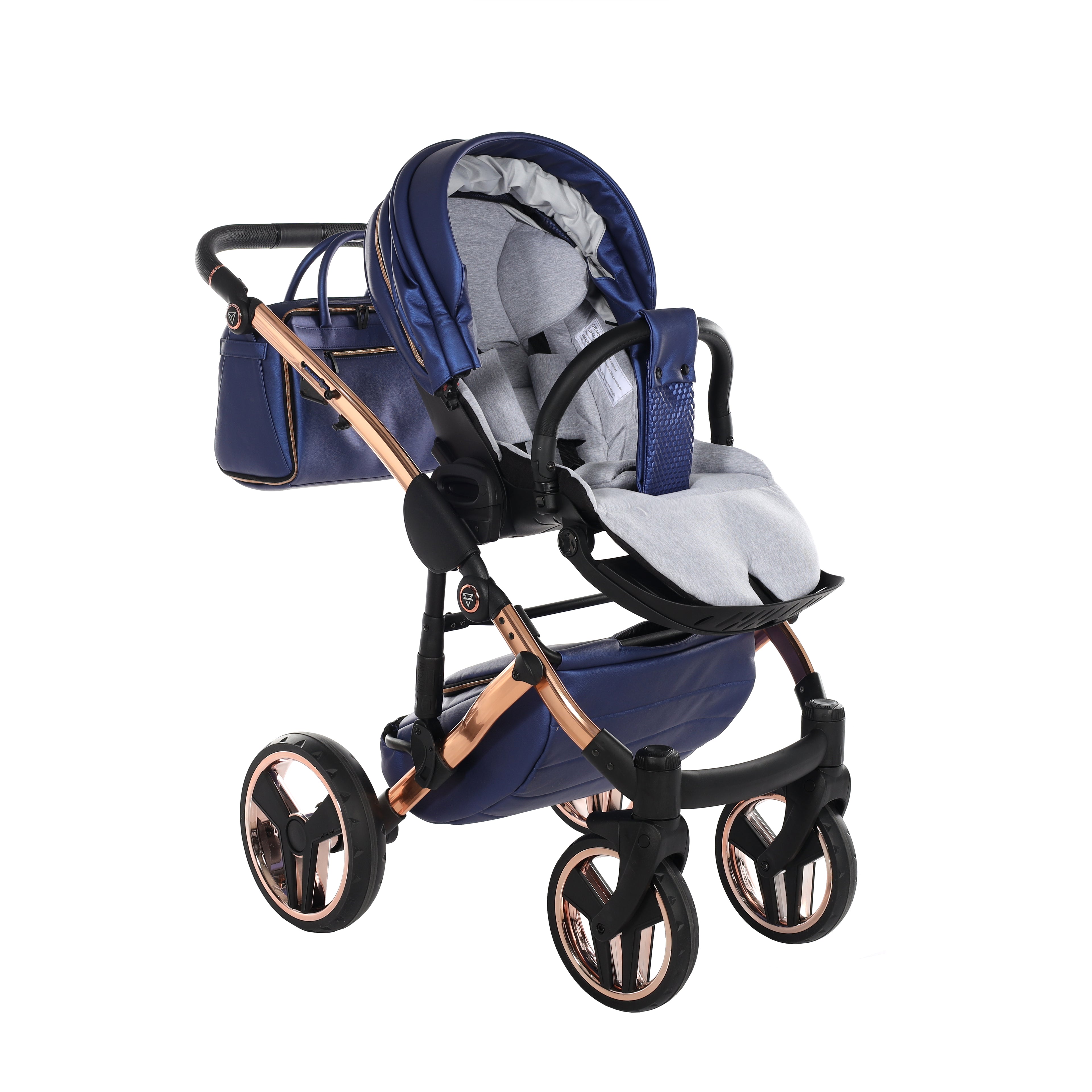 Carro de bebé Junama Fluo azul