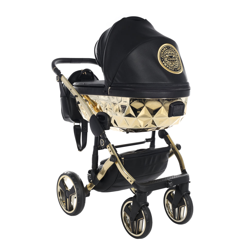 Carro de bebé Junama Hand Craft Negro y Dorado