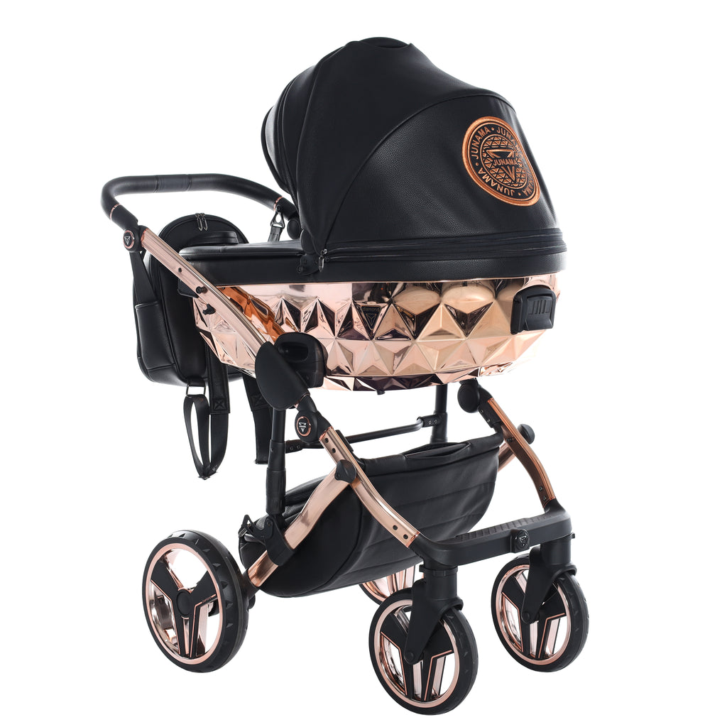 Carro de bebé Junama Hand Craft Negro y Bronce
