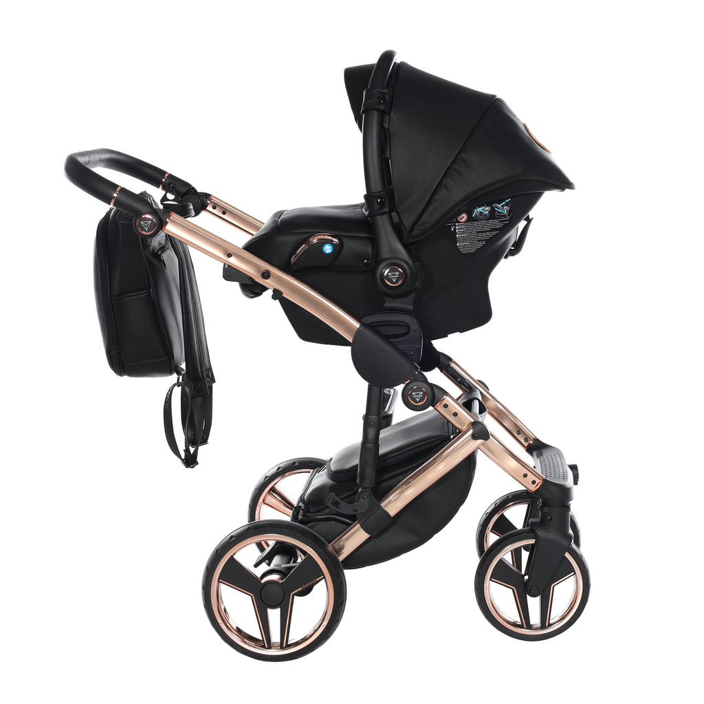 Carro de bebé Junama Hand Craft Negro y Bronce