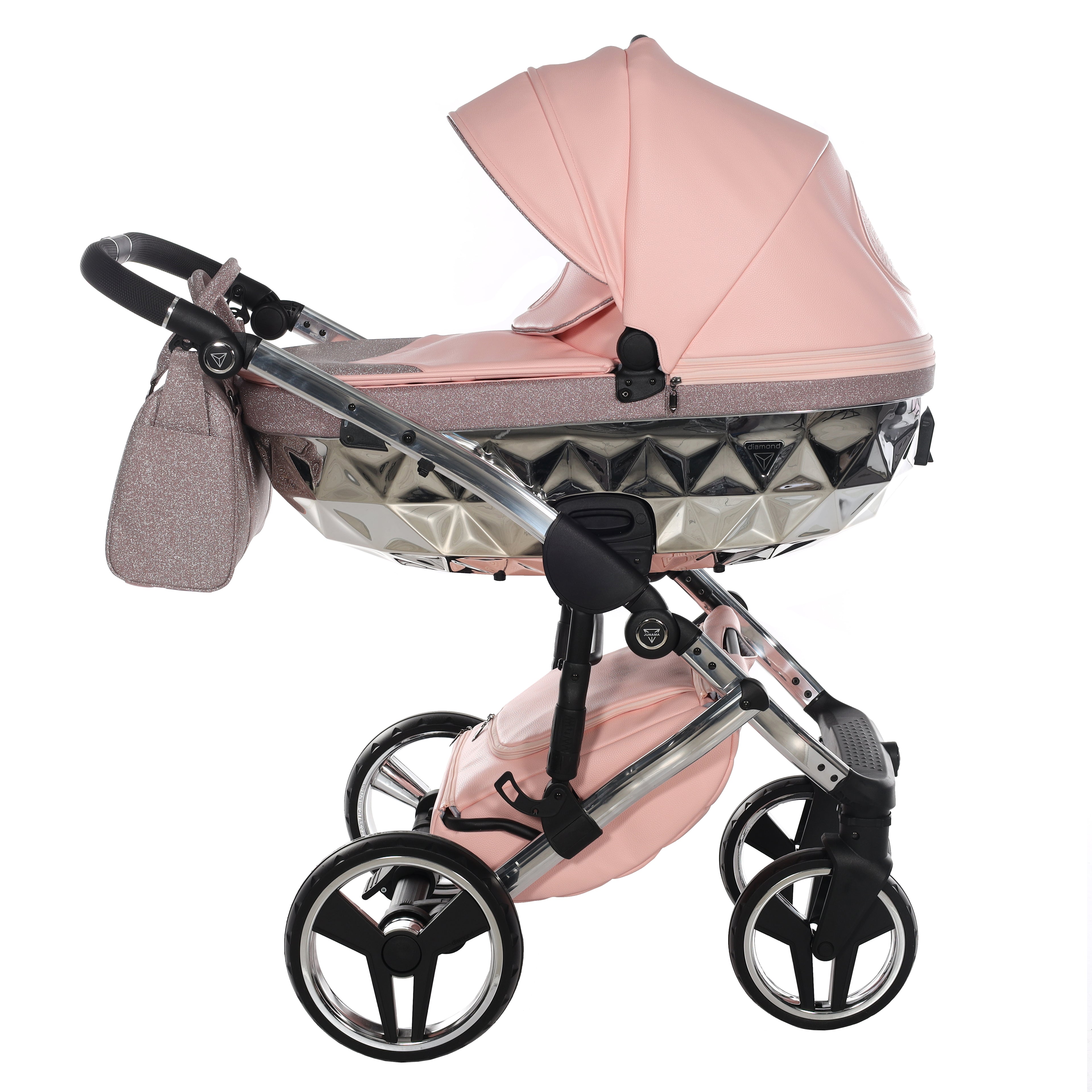 Carro de bebé Junama Hand Craft Glitter Rosa