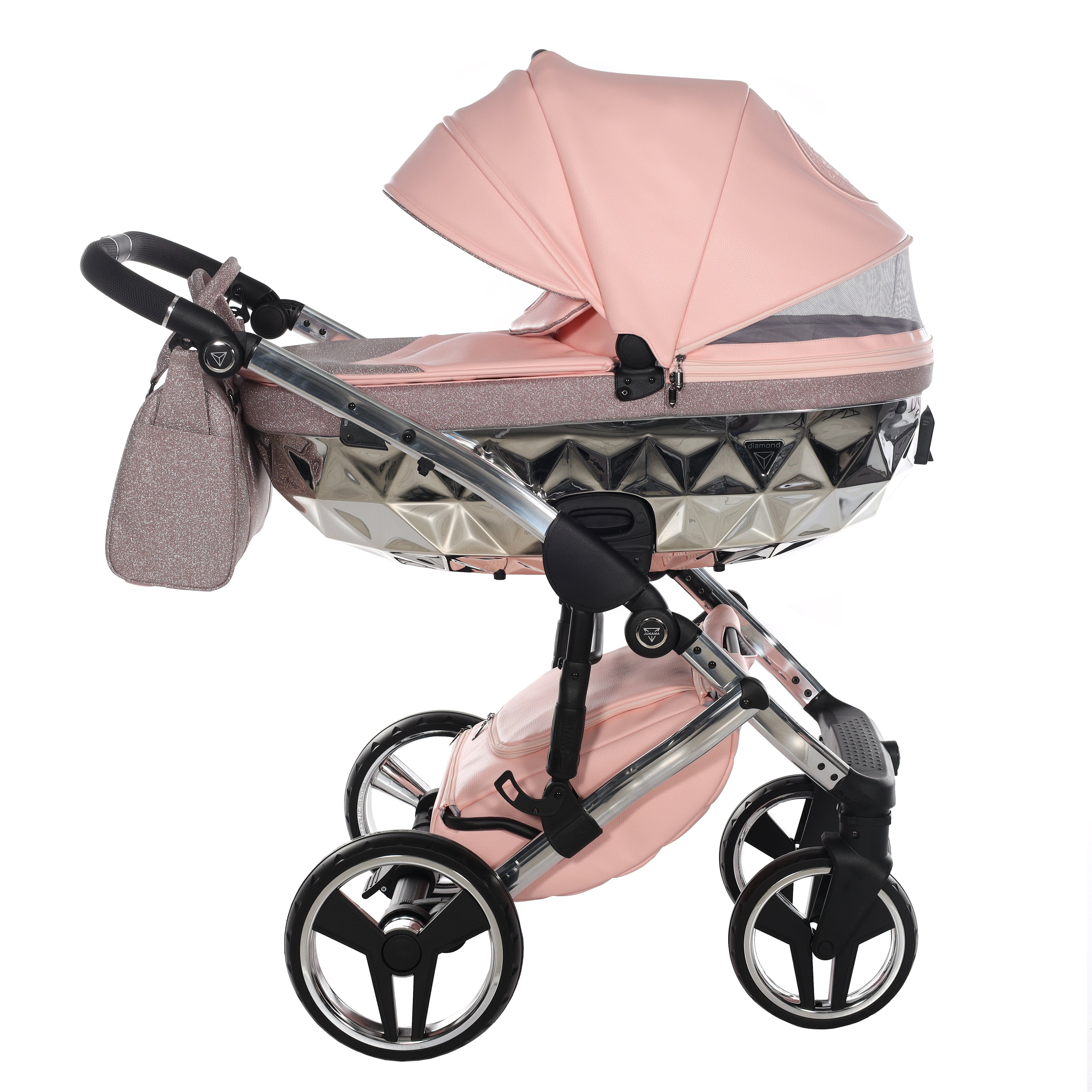 Carro de bebé Junama Hand Craft Glitter Rosa