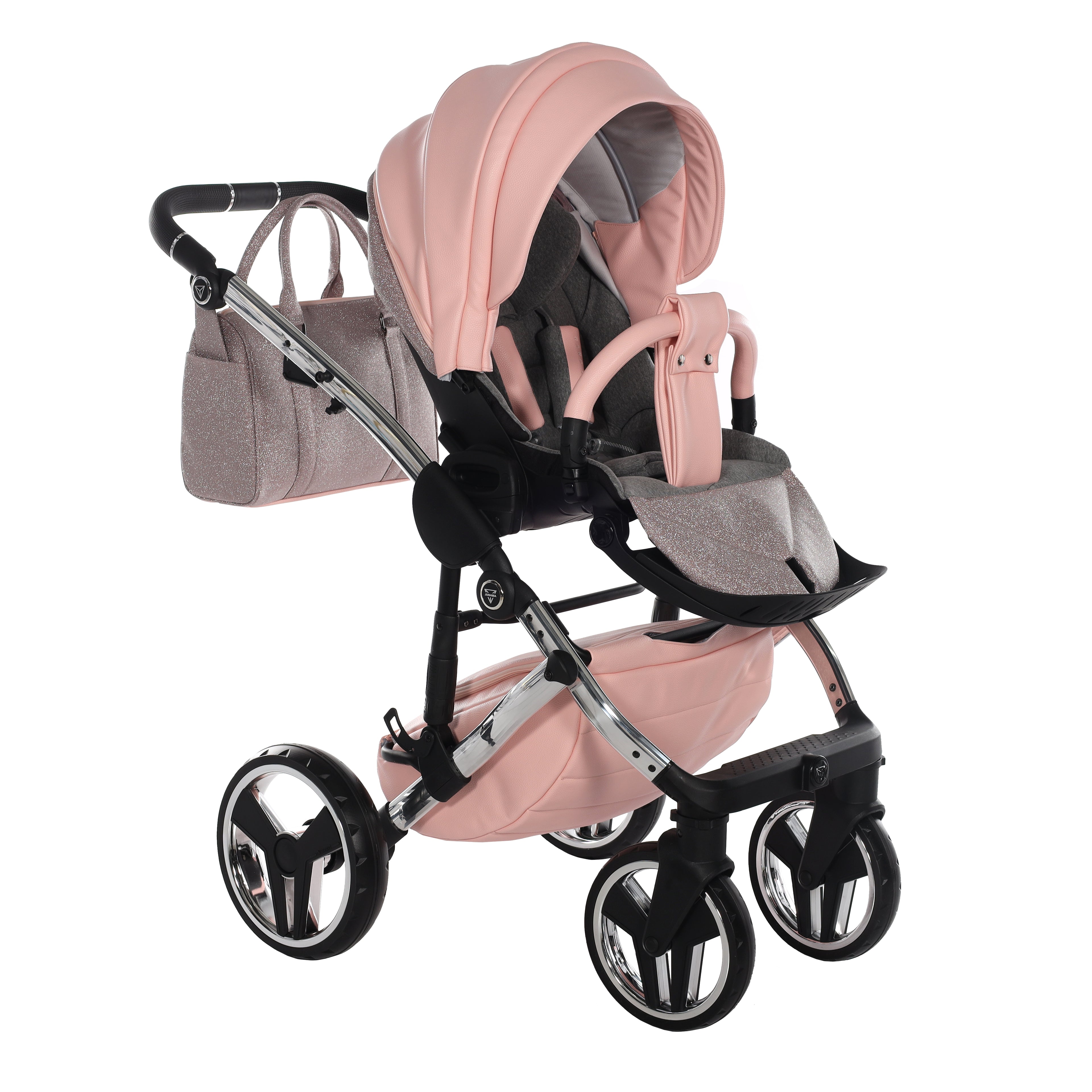 Carro de bebé Junama Hand Craft Glitter Rosa