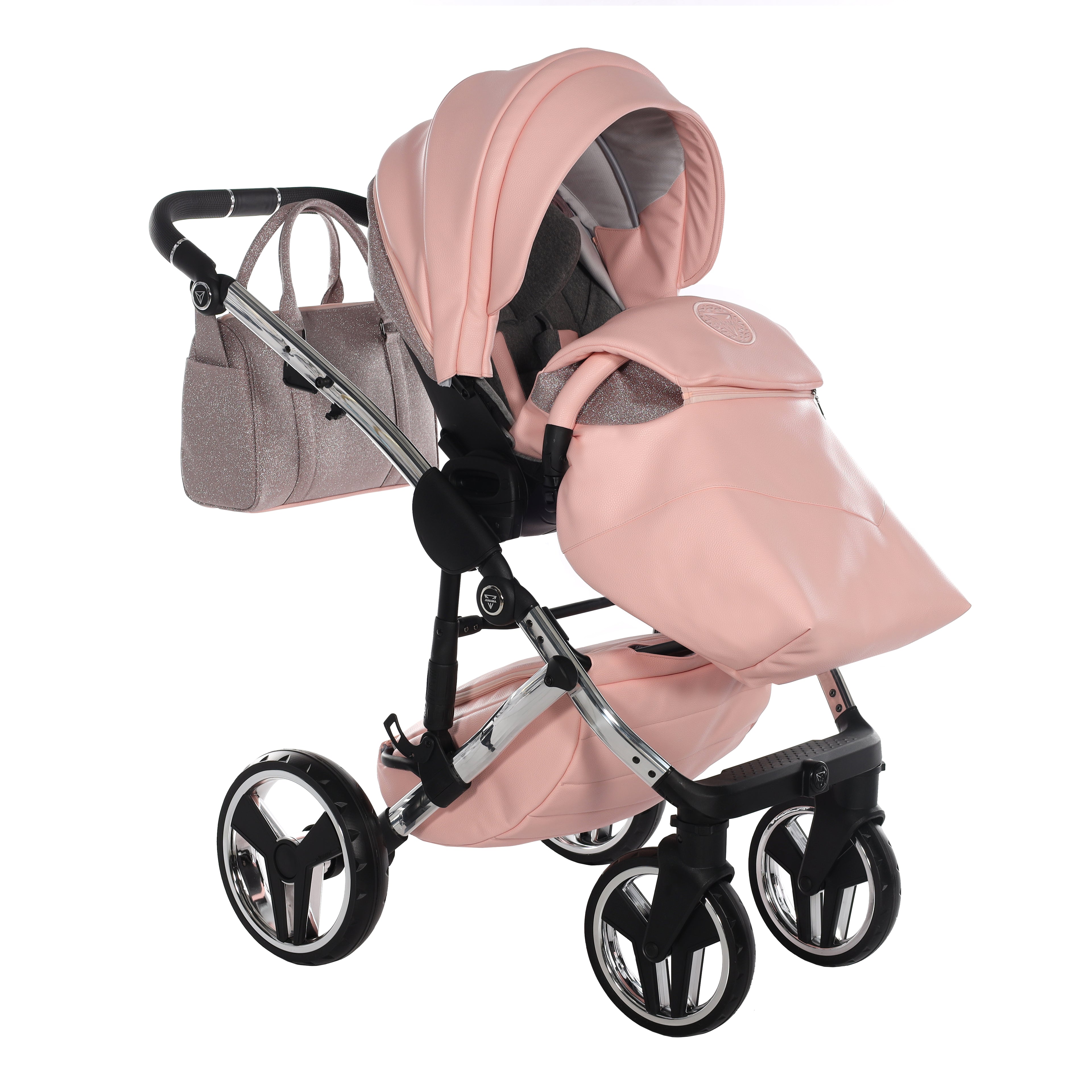 Carro de bebé Junama Hand Craft Glitter Rosa