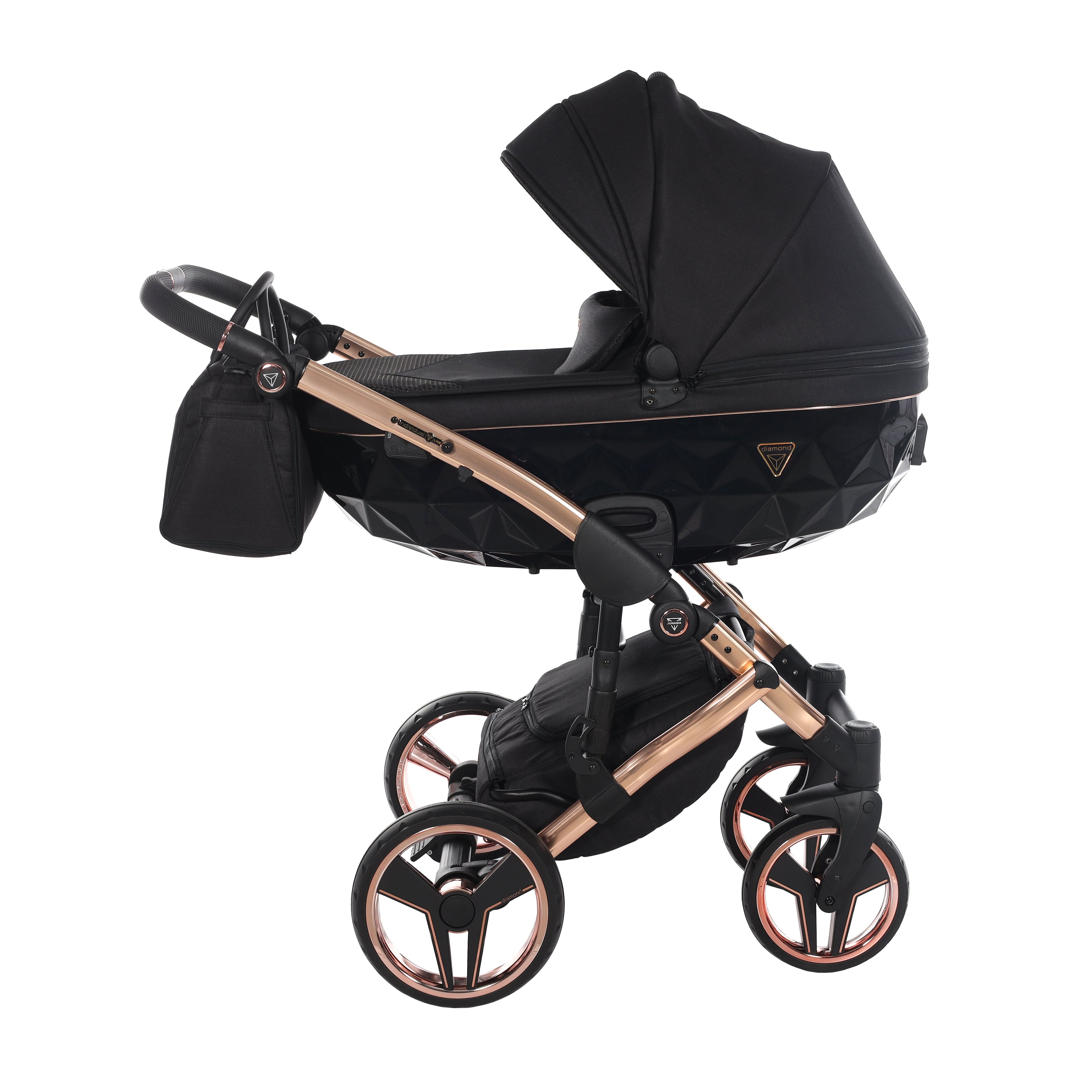 Carro de bebé Junama S-Line Negro y Bronce