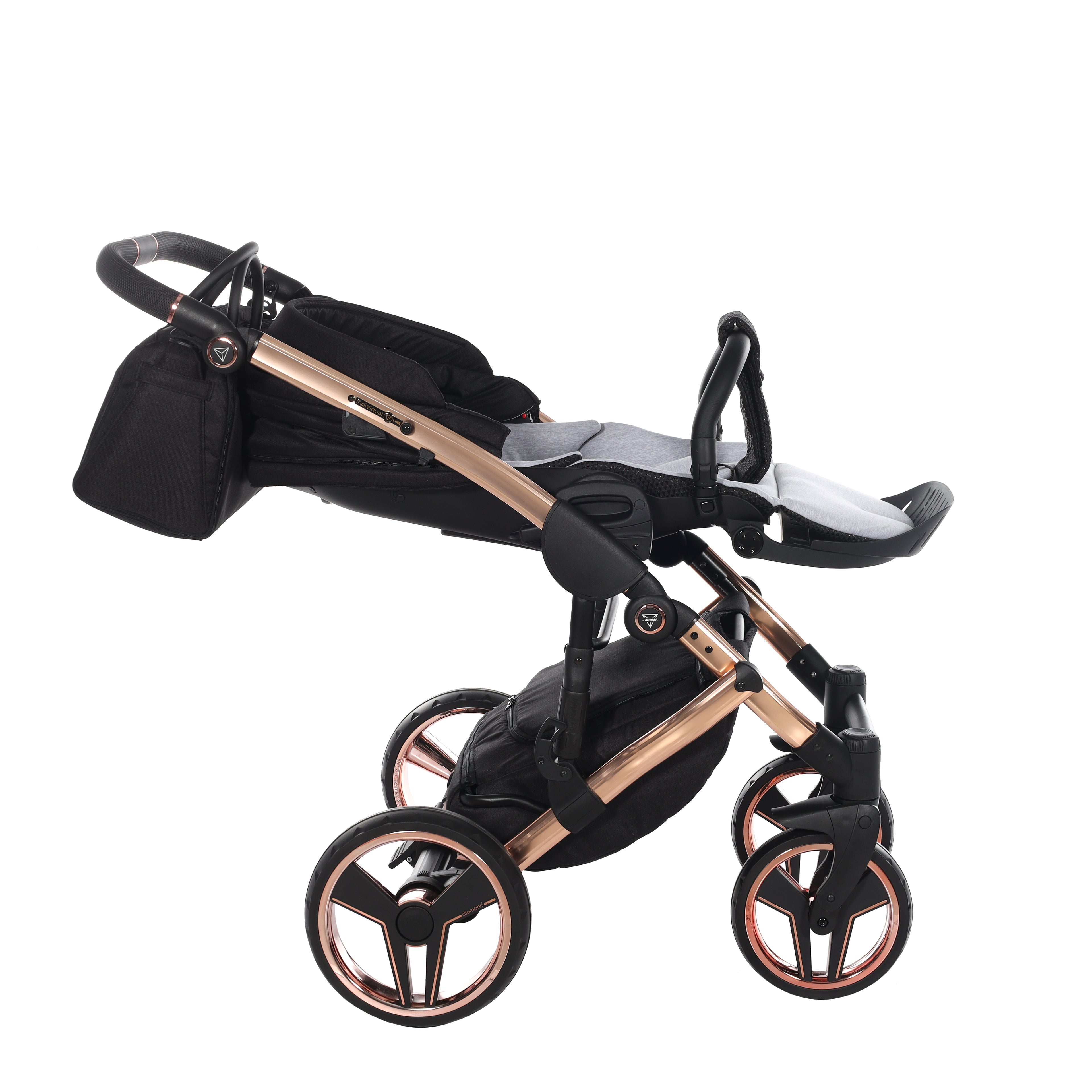 Carro de bebé Junama S-Line Negro y Bronce