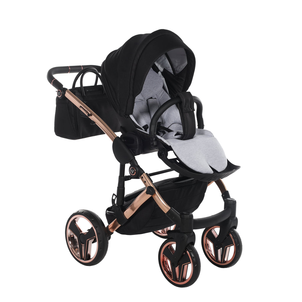 Carro de bebé Junama S-Line Negro y Bronce
