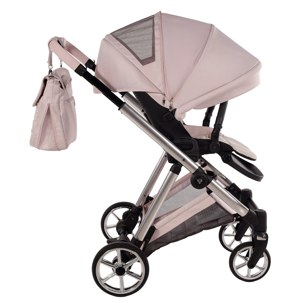 Carro de bebé Junama Elegante Rosa