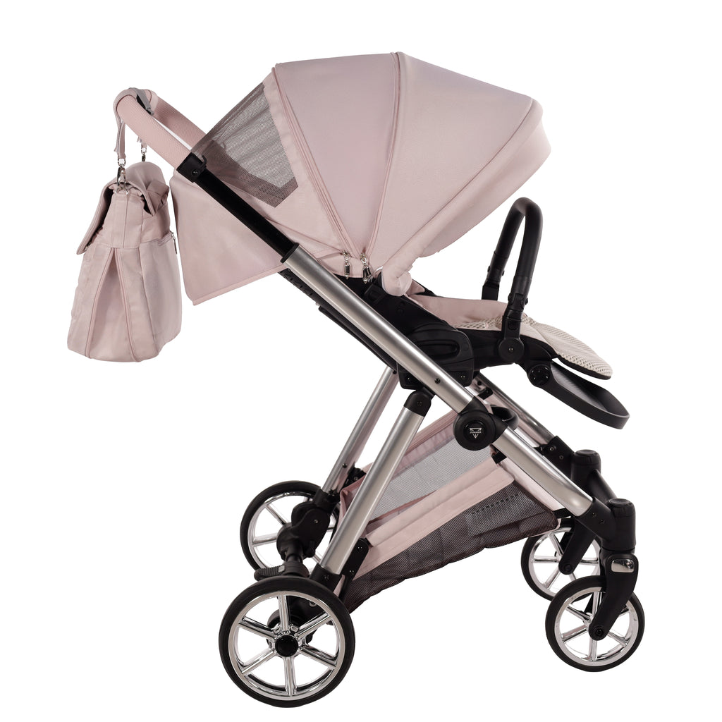 Carro de bebé Junama Elegante Rosa