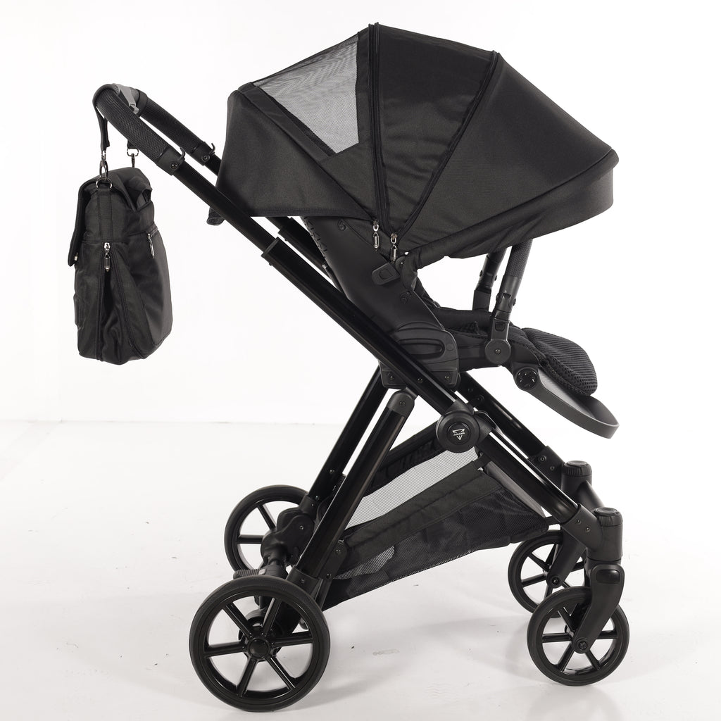 Carro de bebé Junama Elegante Negro