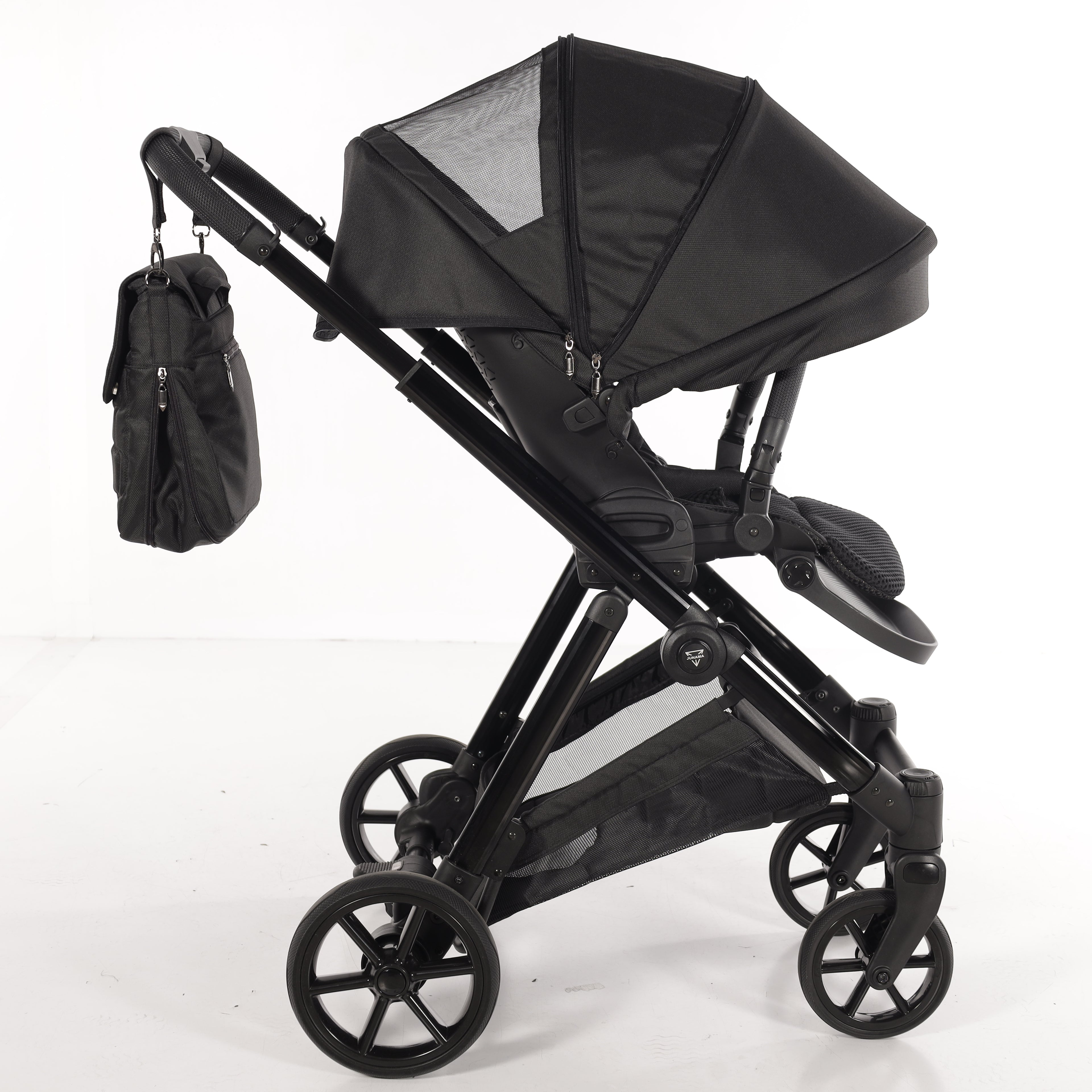 Carro de bebé Junama Elegante Negro
