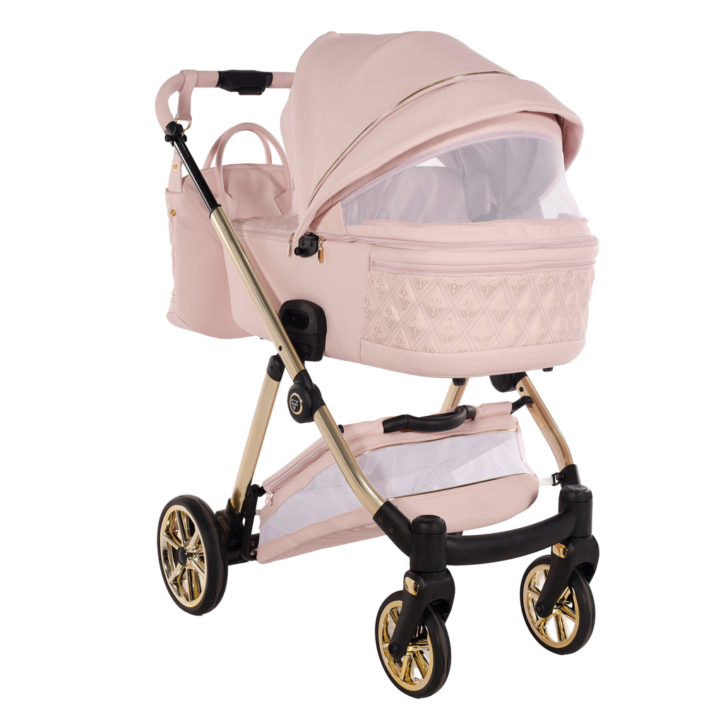 Carro de bebé Junama Art Decor Elegante Rosa