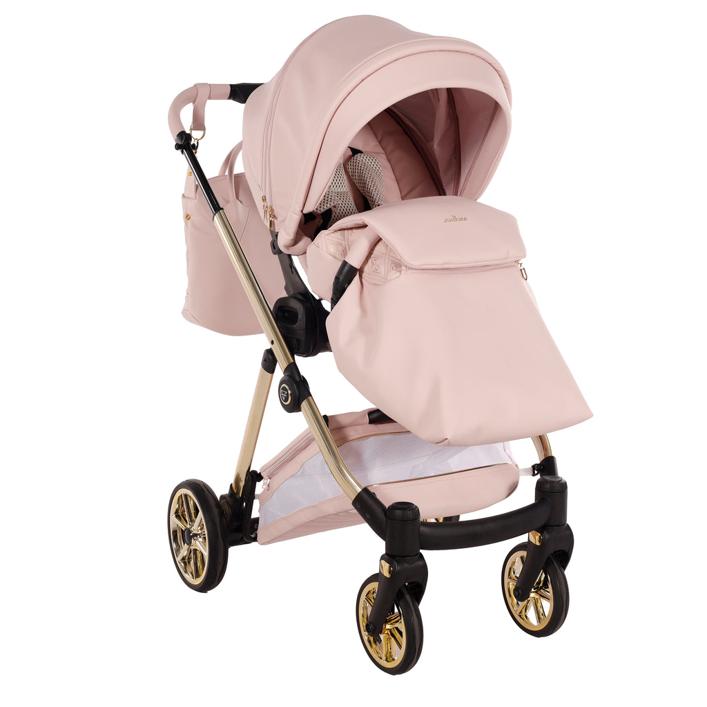 Carro de bebé Junama Art Decor Elegante Rosa