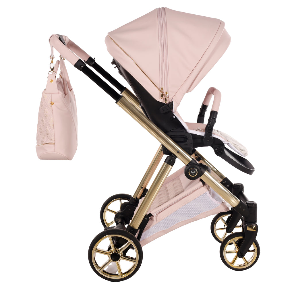 Carro de bebé Junama Art Decor Elegante Rosa