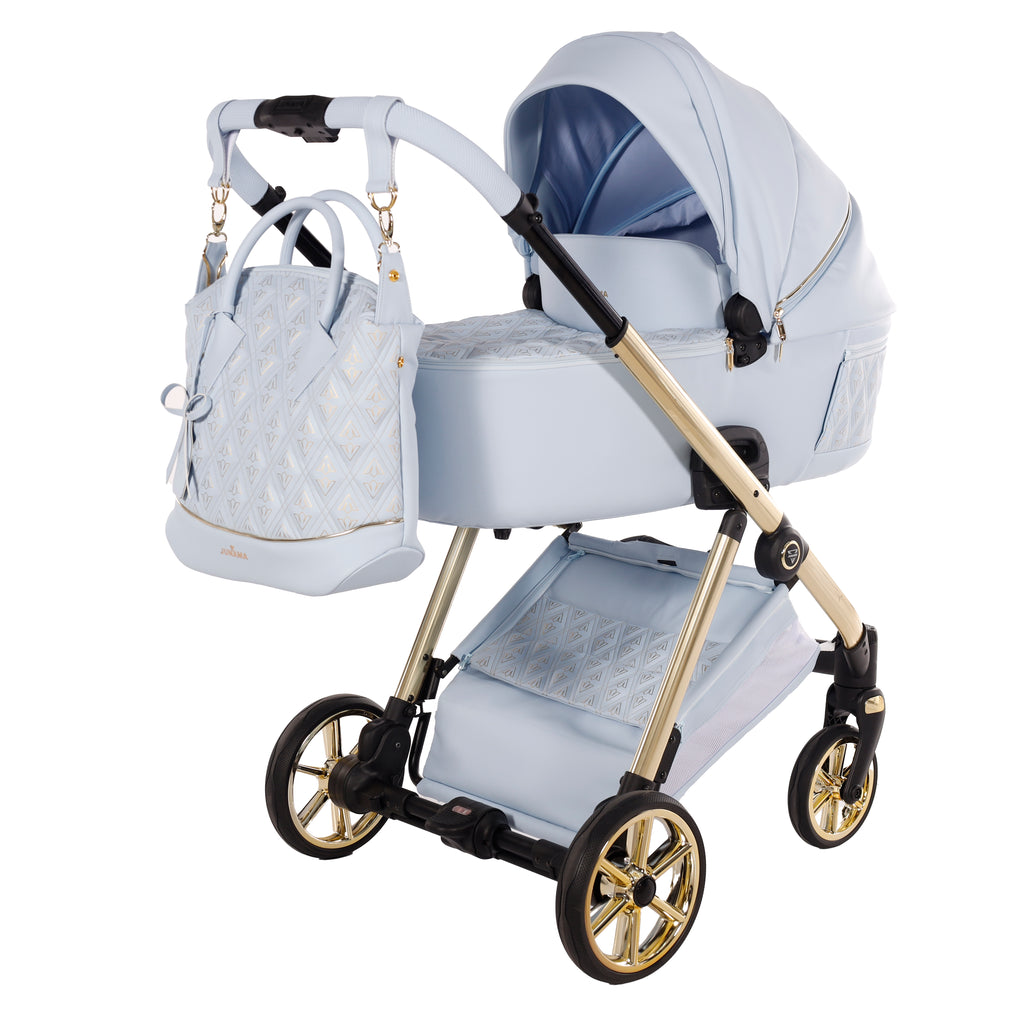 Carro de bebé Junama Art Decor Elegante Azul