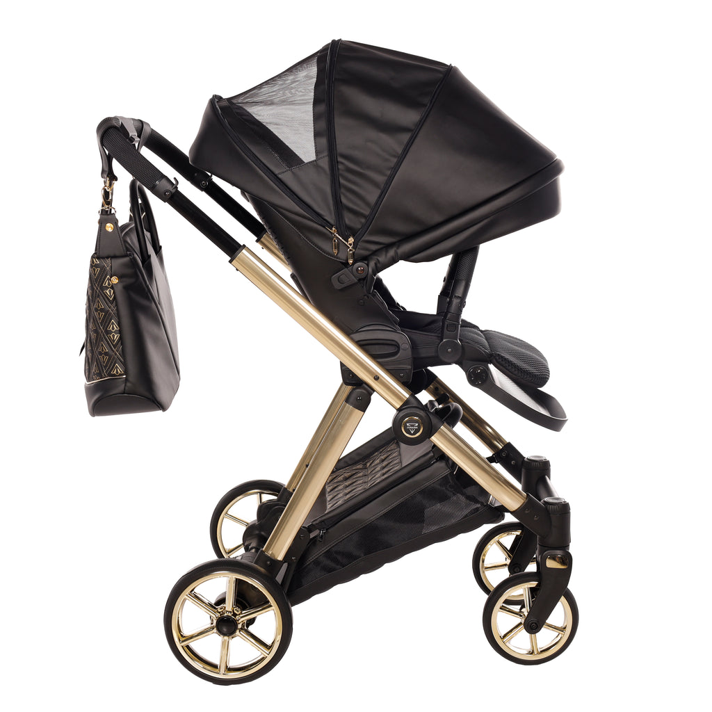 Carro de bebé Junama Art Decor Elegante Negro