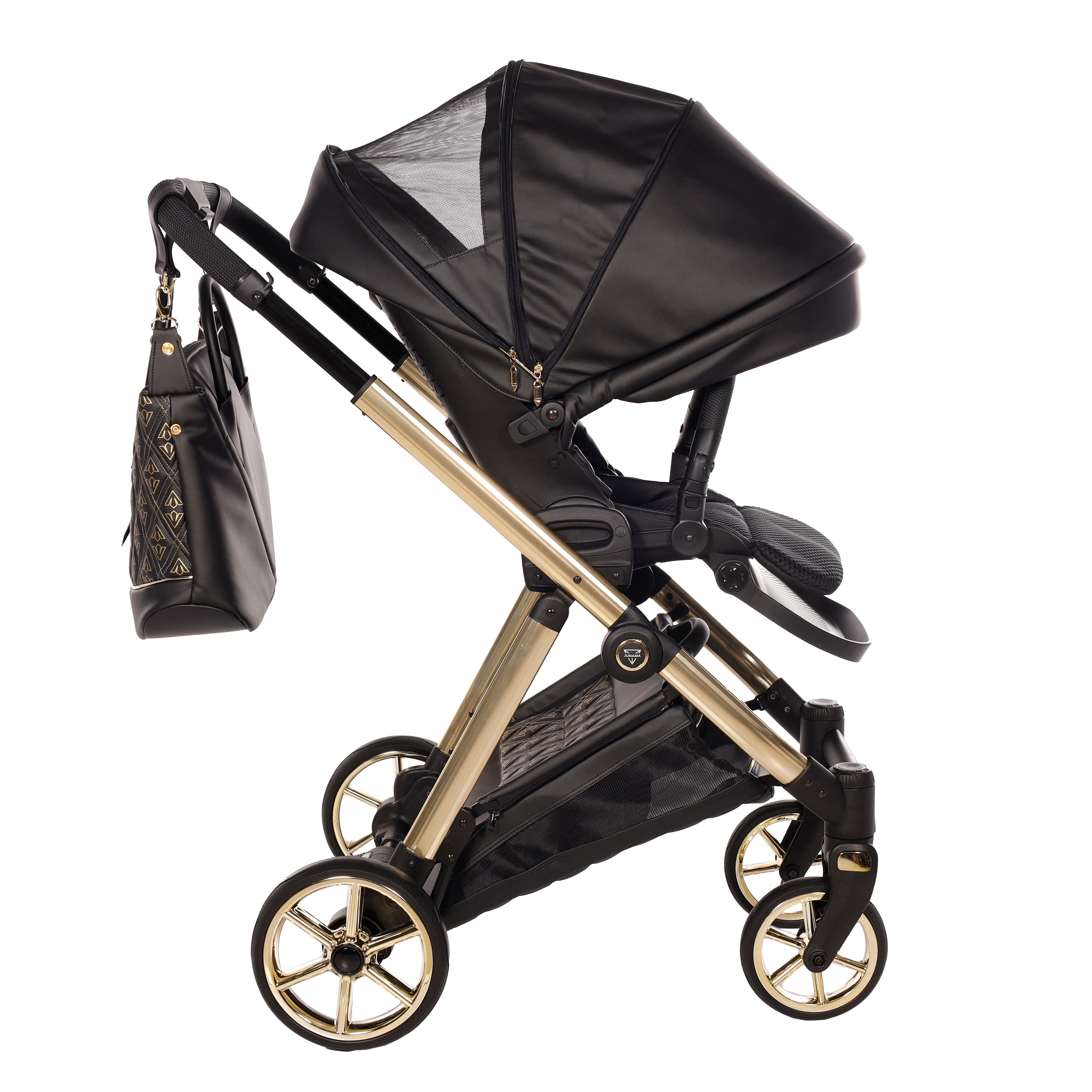 Carro de bebé Junama Art Decor Elegante Negro