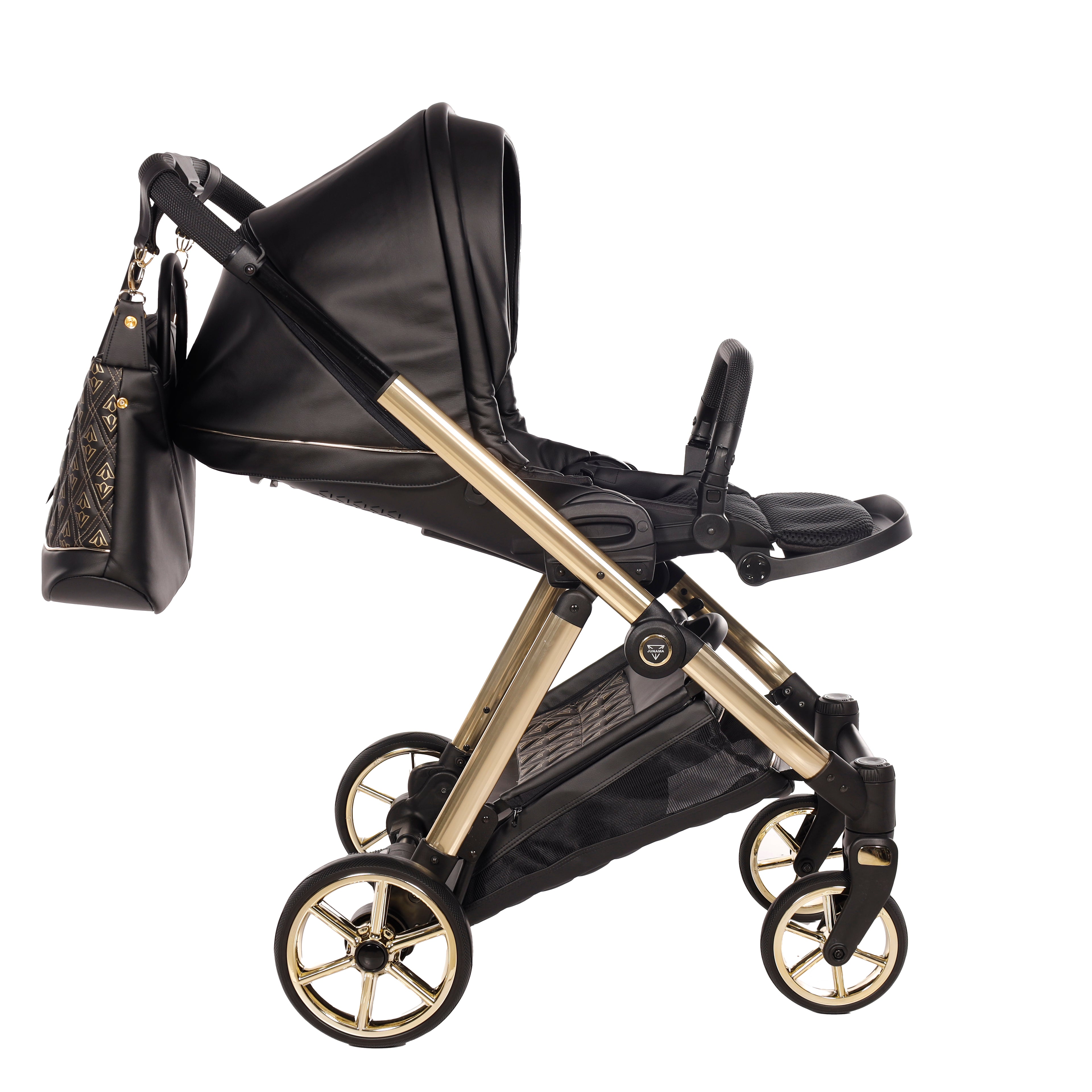 Carro de bebé Junama Art Decor Elegante Negro