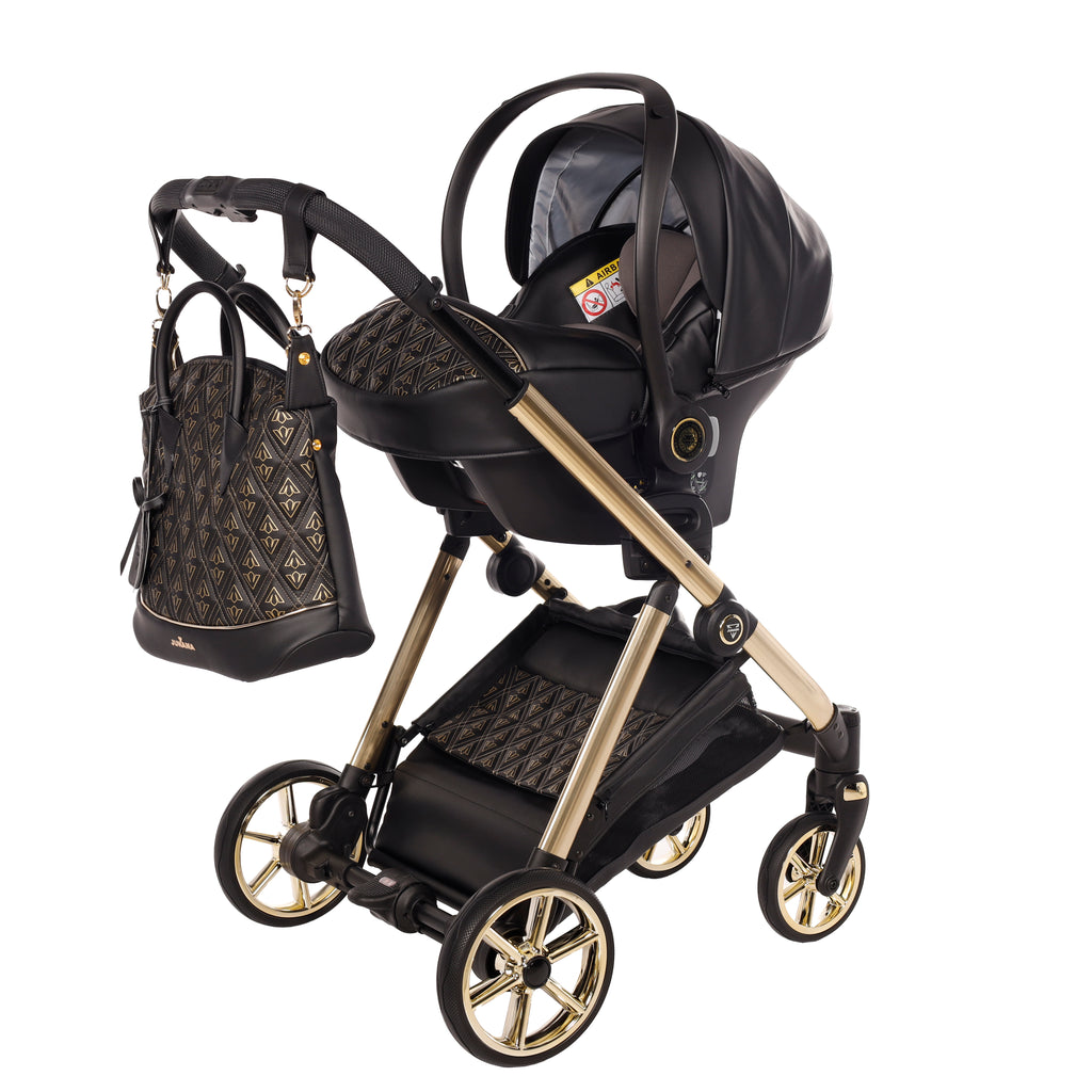 Carro de bebé Junama Art Decor Elegante Negro