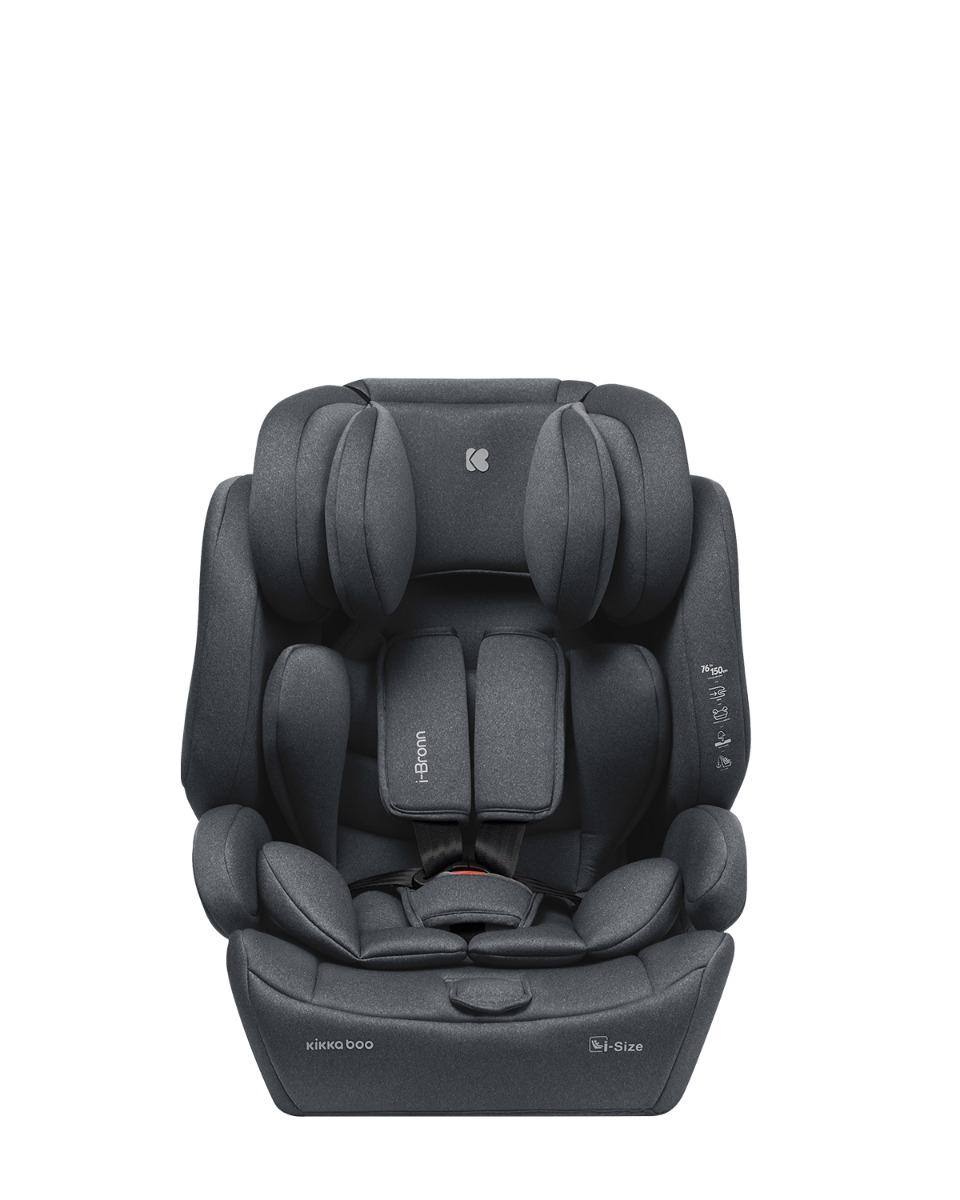 Silla de coche 76-150 cm i-Bronn i-SIZE Gris