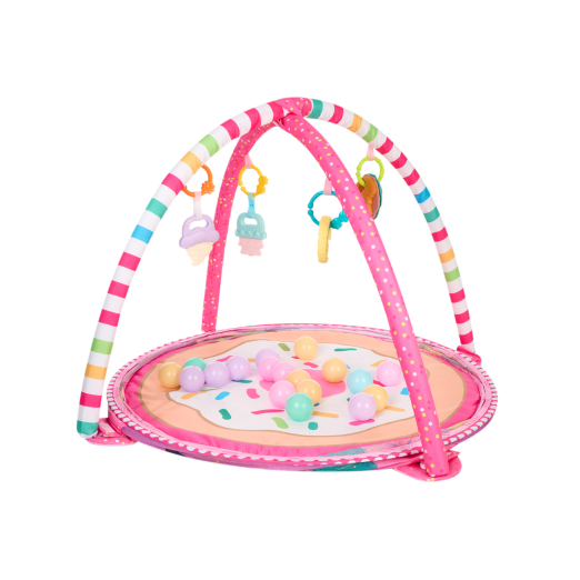 Alfombra de juego con 30 bolas Marshmallow