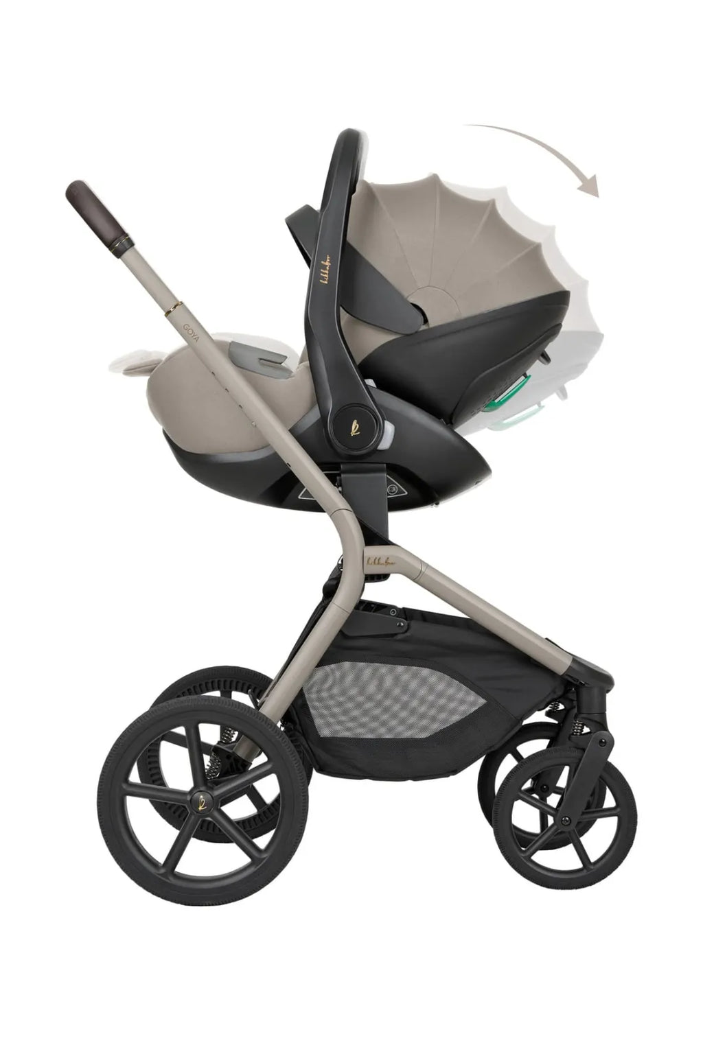 Carro de bebé Goya Platinum kikkaboo beig