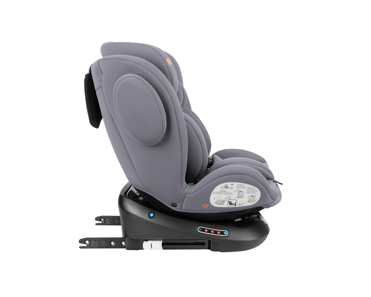 Silla de coche 40-150 cm i-Felix i-SIZE Gris Claro