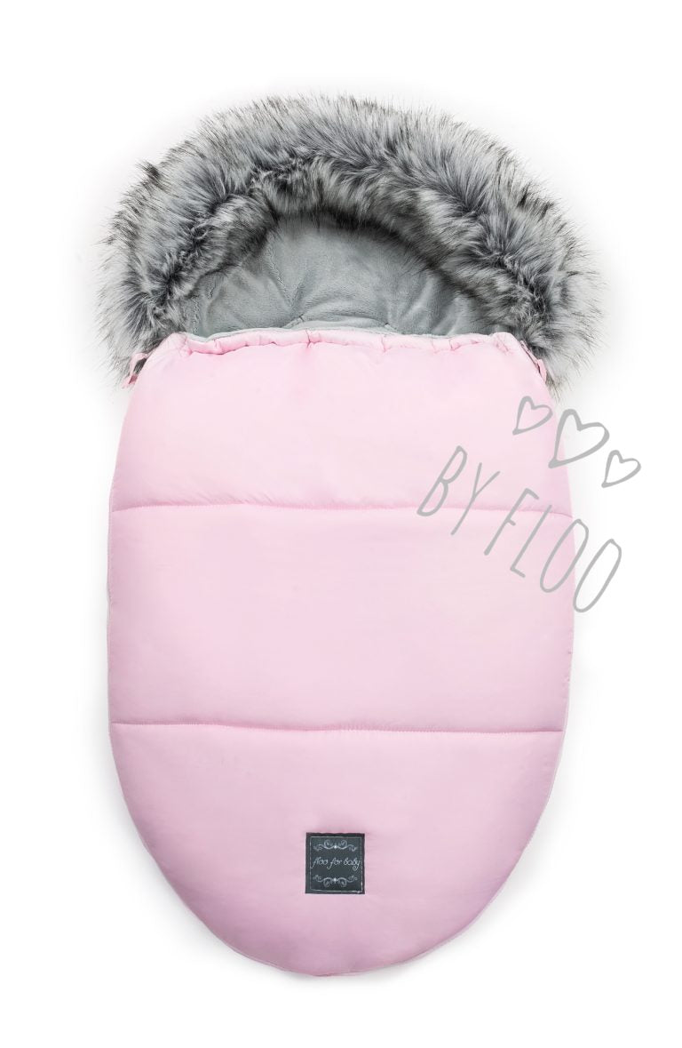 Saco Universal Silla+Capazo Rosa y Gris