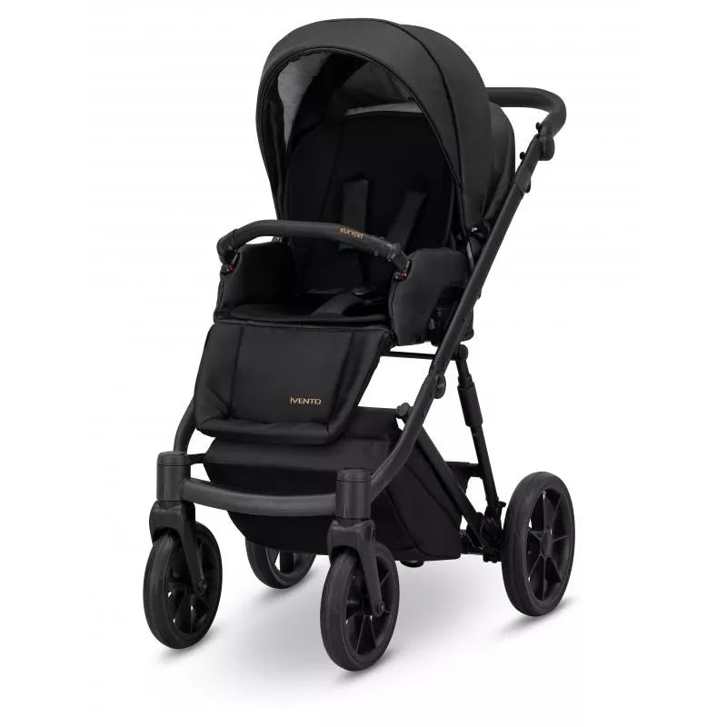 Carro de Bebé Ivento Glam Negro y Dorado 2