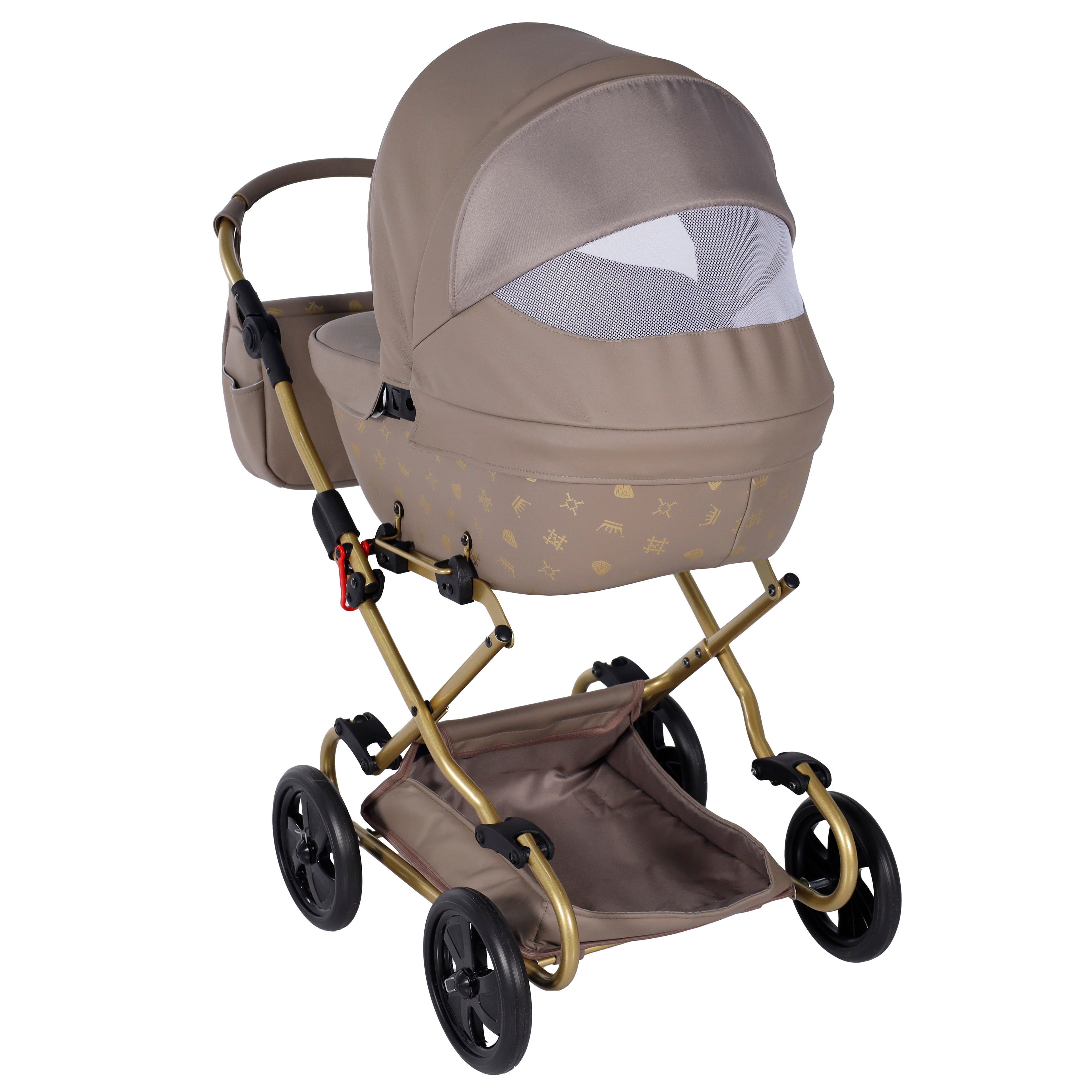 Carrito De Muñecas Junama Imperial Marrón