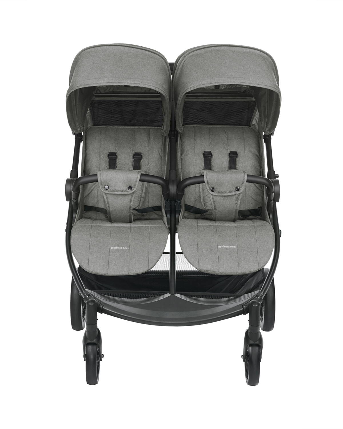 Carrito gemelar Happy 2 Gris Claro