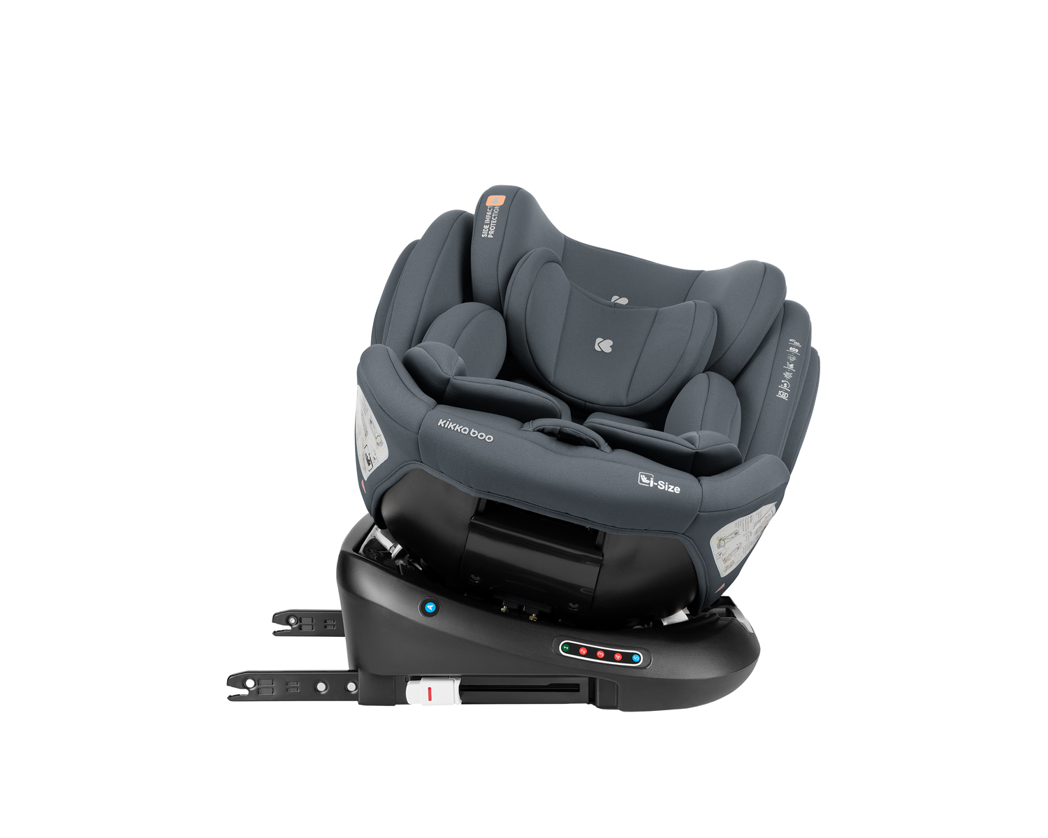 Silla de coche 40-150 cm i-Felix i-SIZE gris oscuro