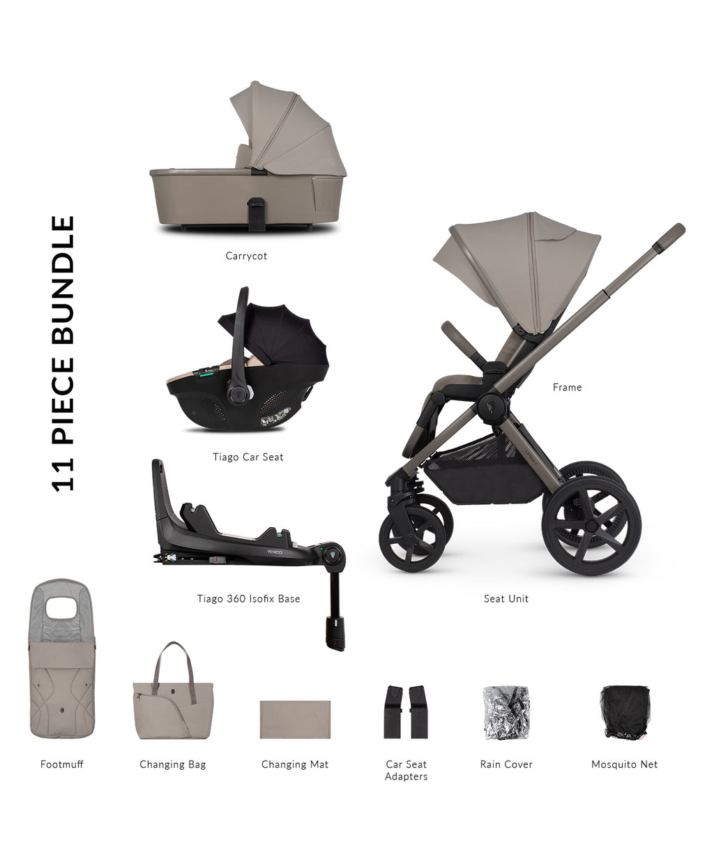 Carro de Bebé Venicci Upline 2 Taupe