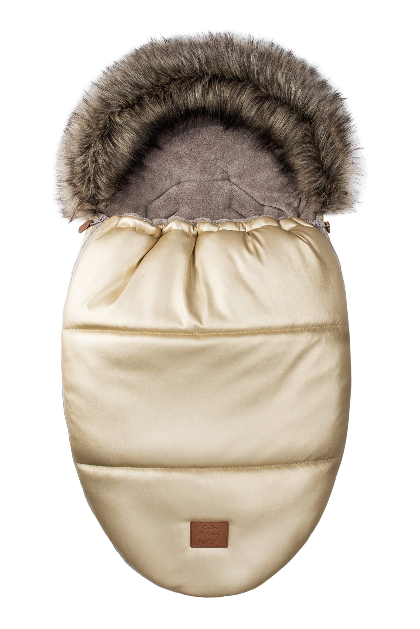 Saco Universal Silla+Capazo Dorado y Marron