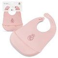 Babero Real Madrid Silicona | Oficial, Antibacteriano y BPA Free Rosa