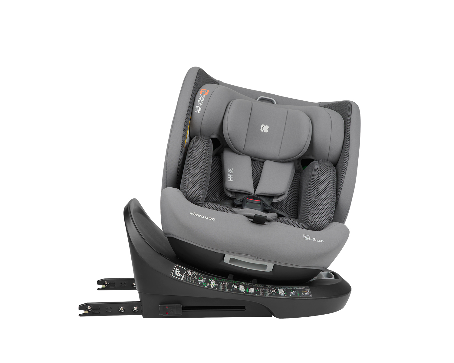 Silla de coche 40-150 cm i-Hike i-SIZE gris claro 2026