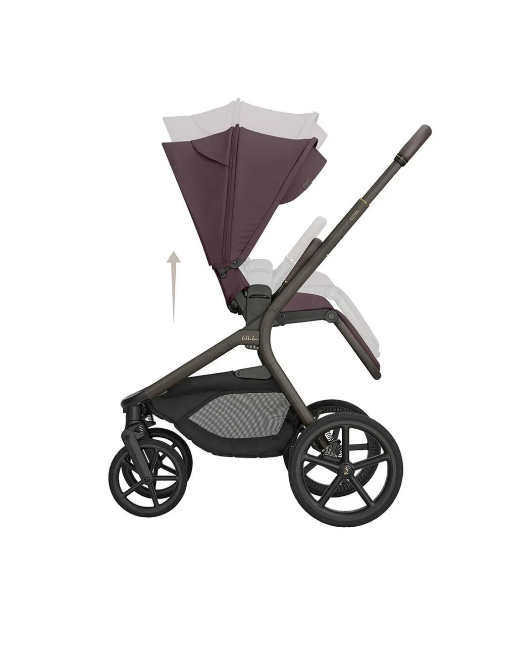Carro de bebé Goya Platinum kikkaboo burdeos
