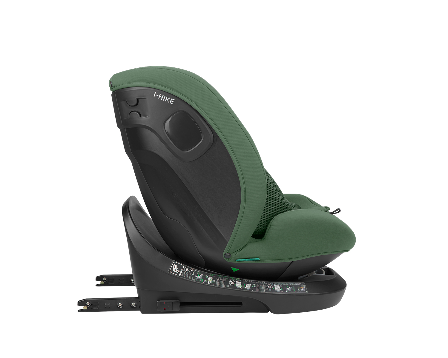 Silla de coche 40-150 cm i-Hike i-SIZE verde militar 2026