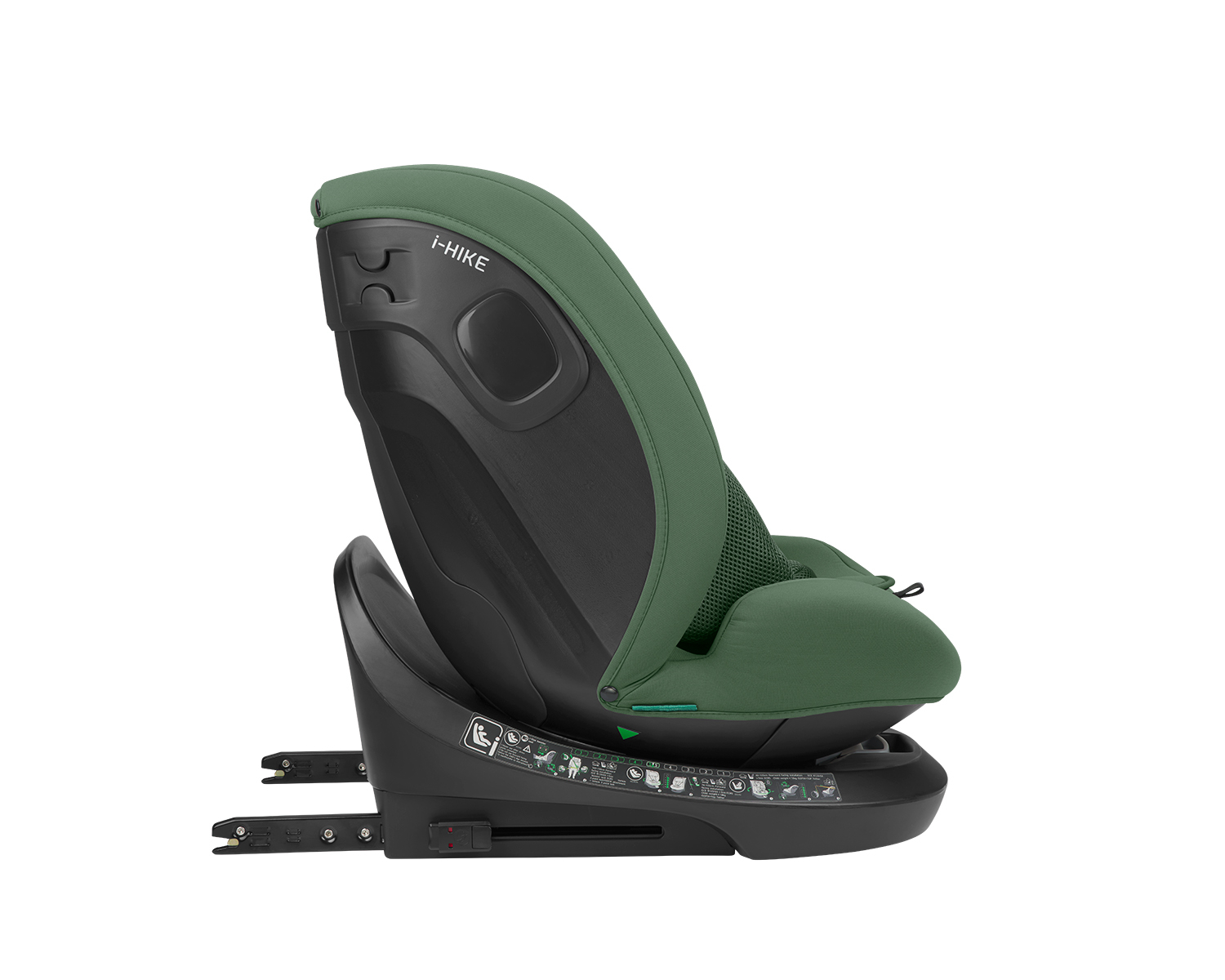Silla de coche 40-150 cm i-Hike i-SIZE verde militar 2026