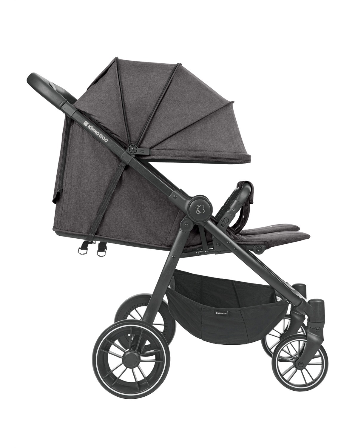 Carrito gemelar Happy 2 Gris Oscuro